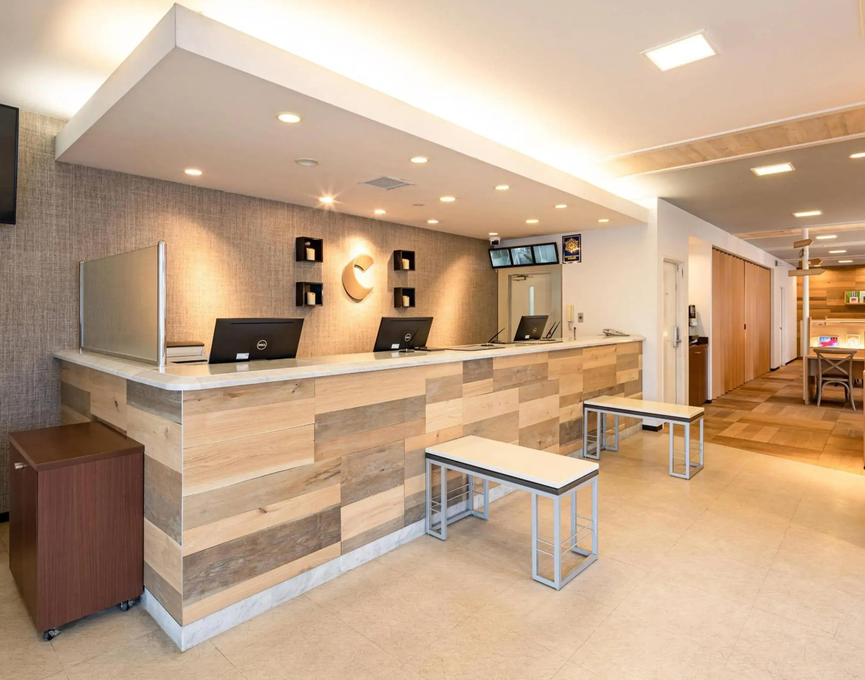 Lobby or reception in Comfort Hotel Saga Lobby or reception in Comfort Hotel Saga