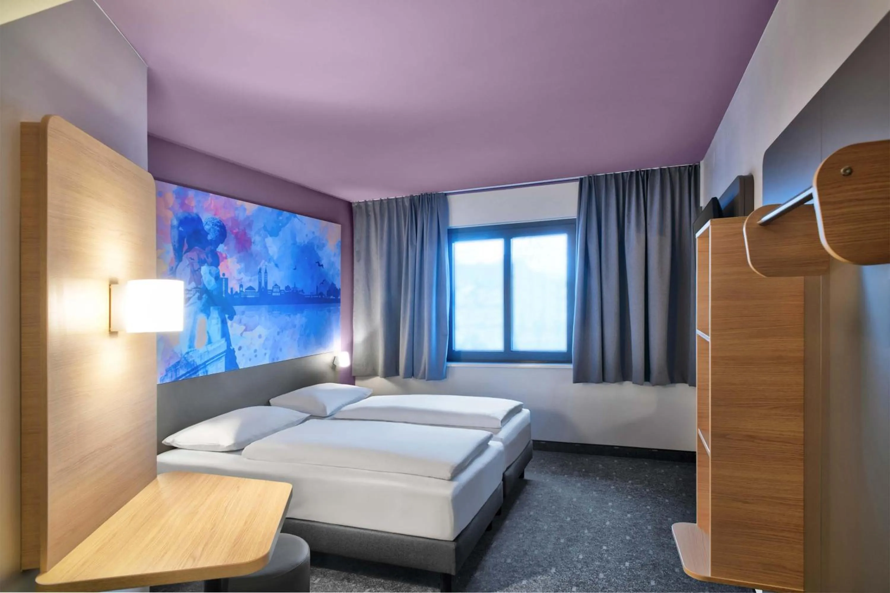 Photo of the whole room, Bed in B&B HOTEL Kassel-Wilhelmshöhe