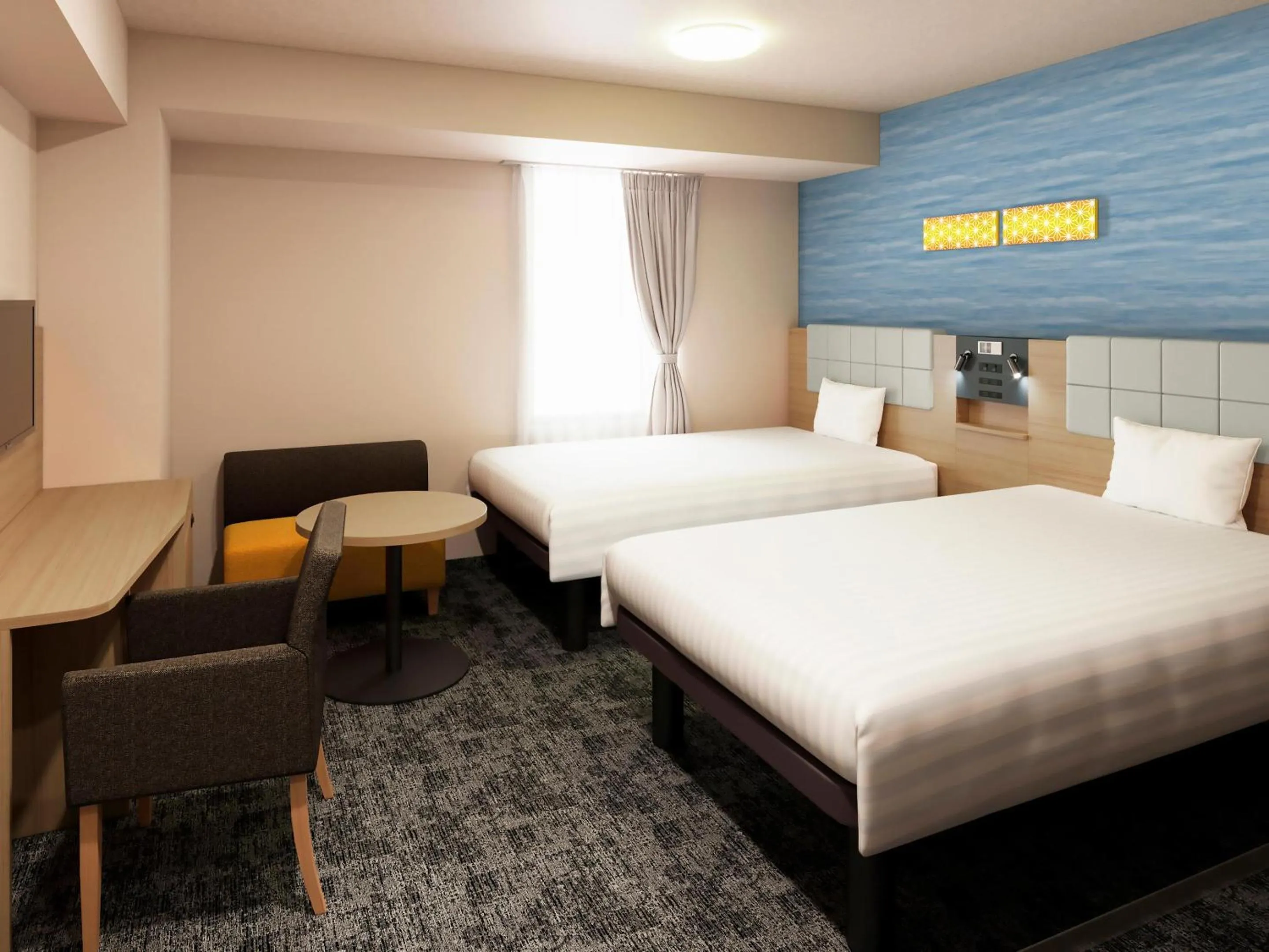 Bedroom, Bed in Comfort Hotel Tokyo Kiyosumi Shirakawa