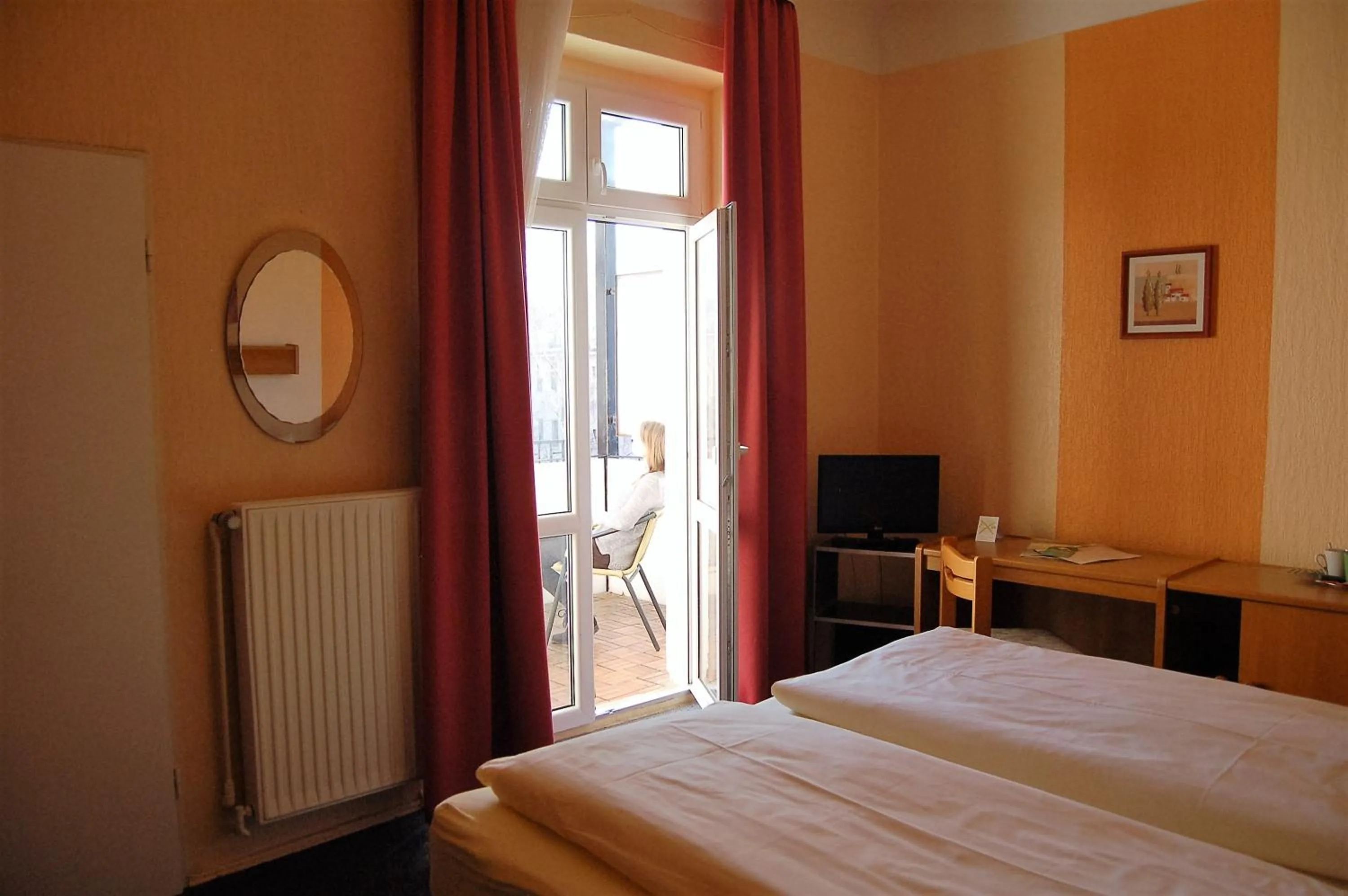 Bed in Hotel Graf Pückler