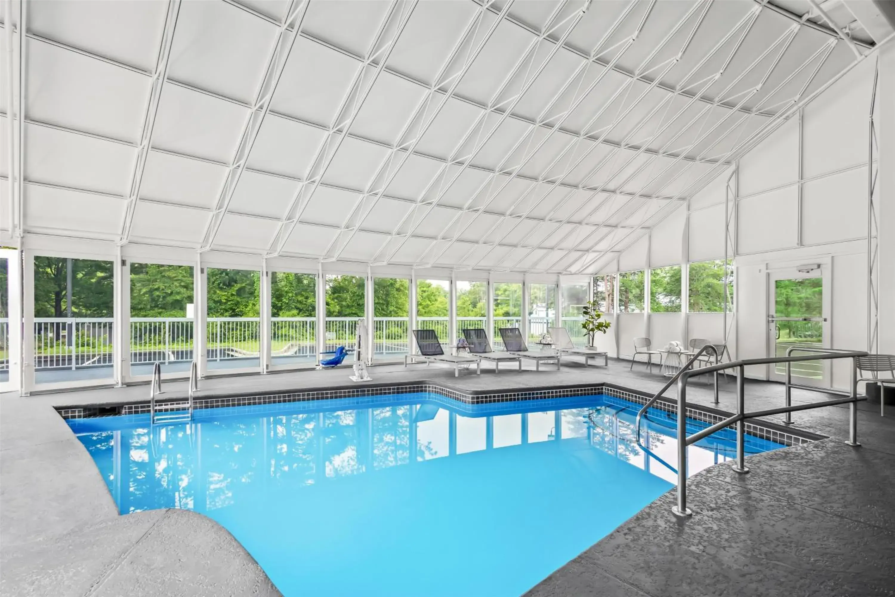 Pool view in Spark by Hilton Duluth Pool view in Spark by Hilton Duluth