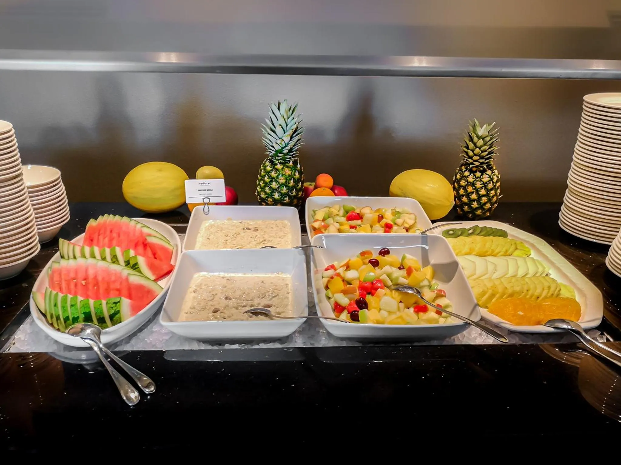 Buffet breakfast in Novotel Karlsruhe City