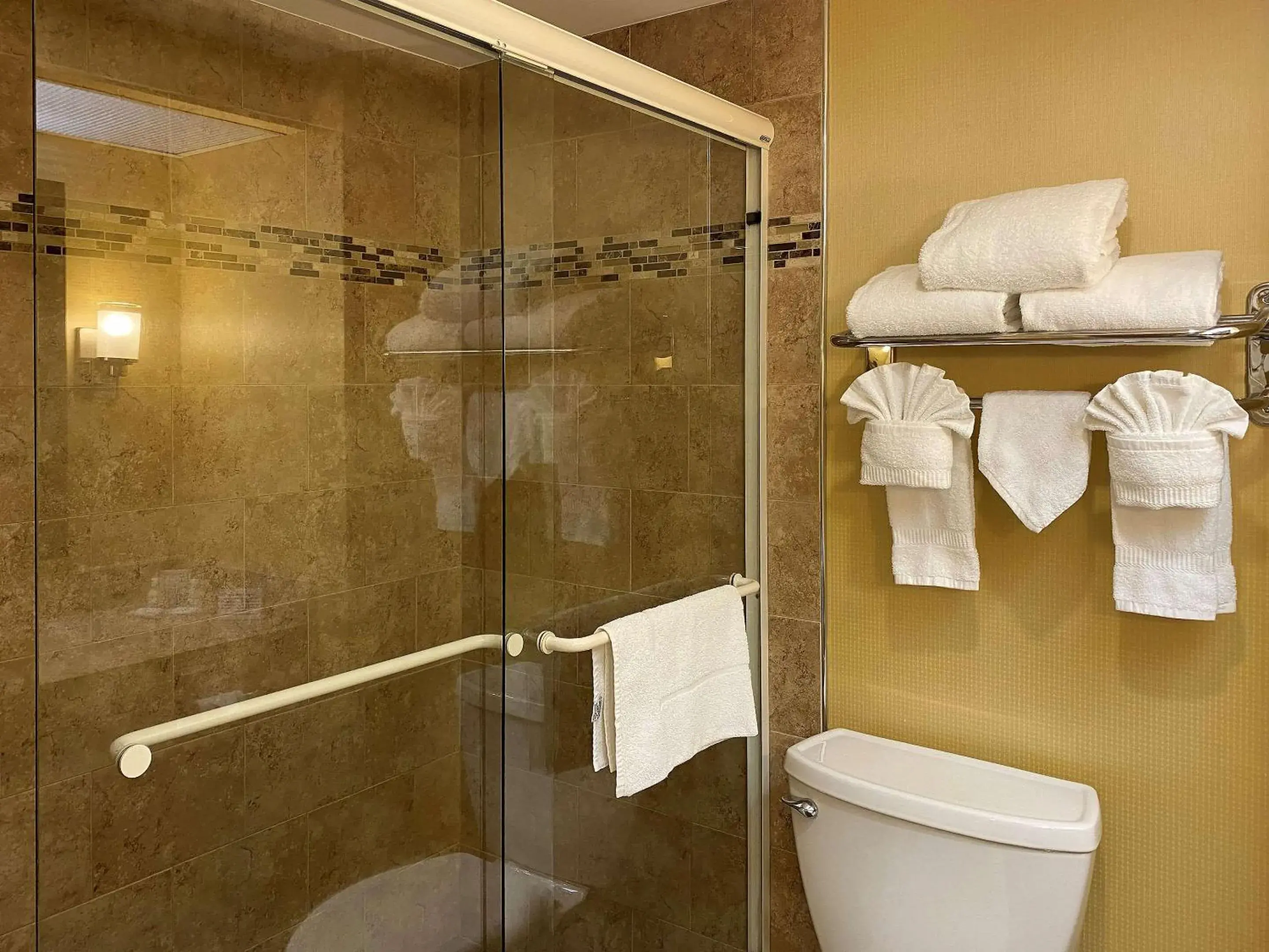 Bathroom in Clarion Hotel & Conference Center Bathroom in Clarion Hotel & Conference Center