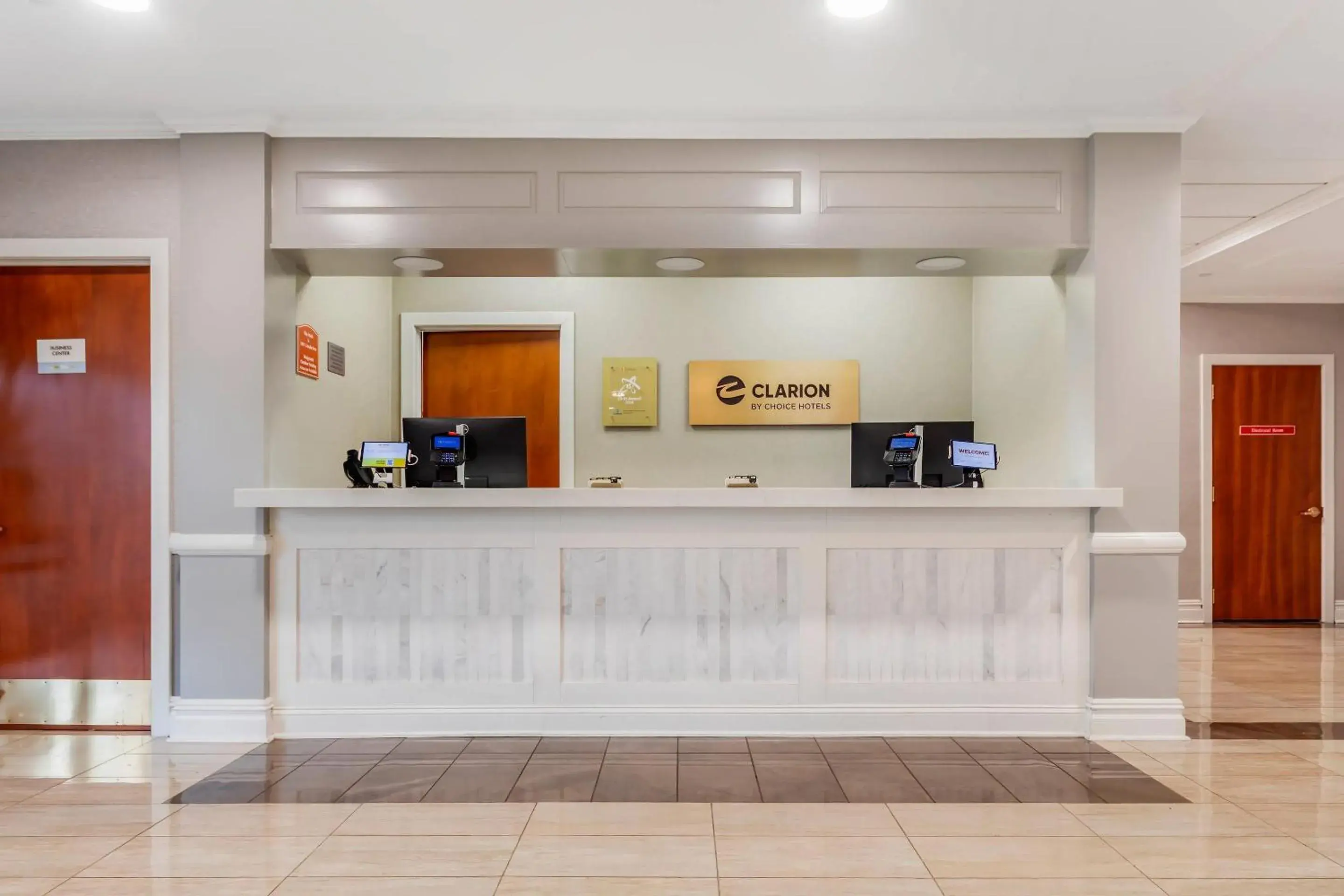 Lobby or reception in Clarion Hotel & Conference Center Lobby or reception in Clarion Hotel & Conference Center