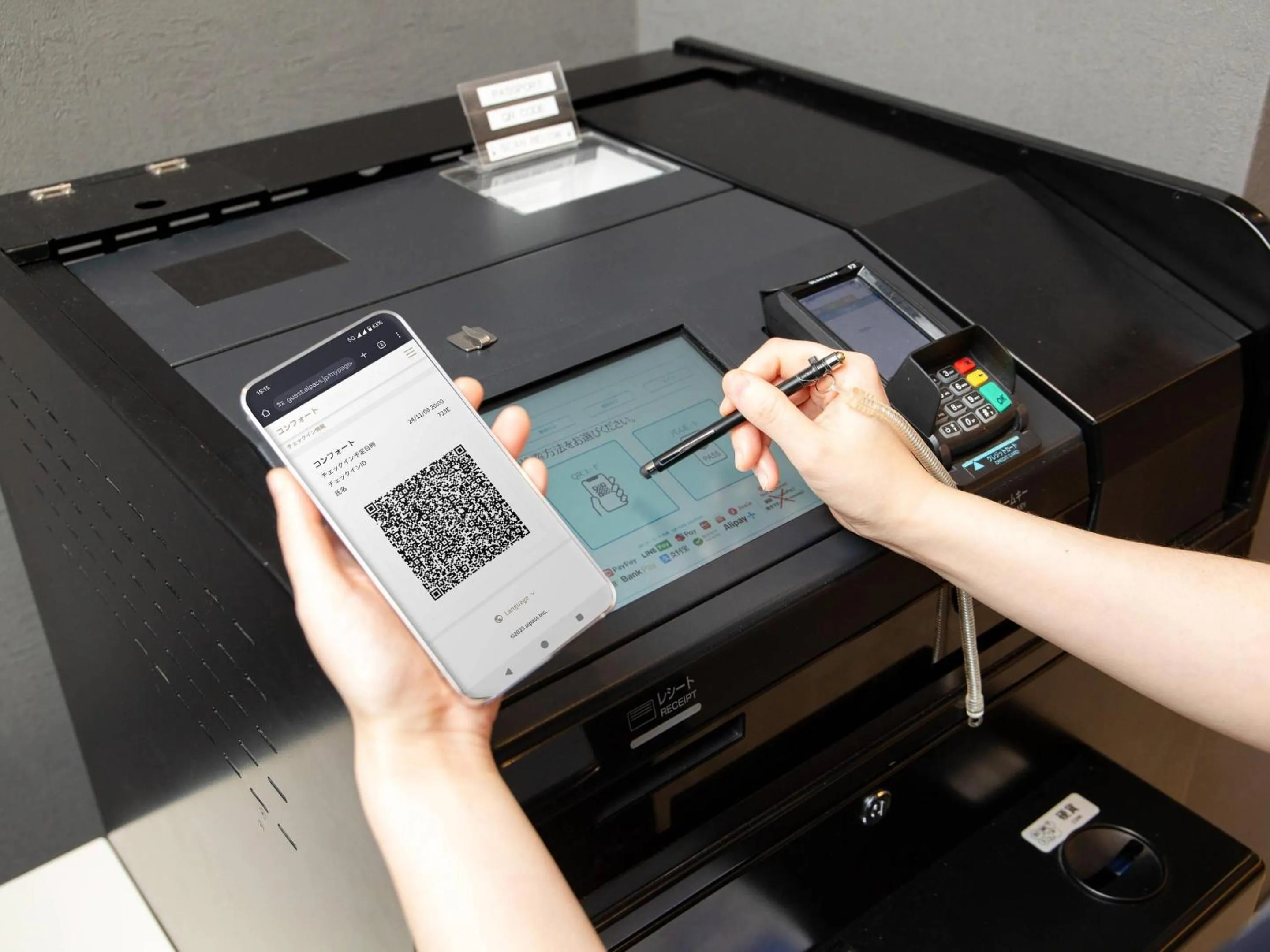 Lobby or reception in Comfort Hotel Nara