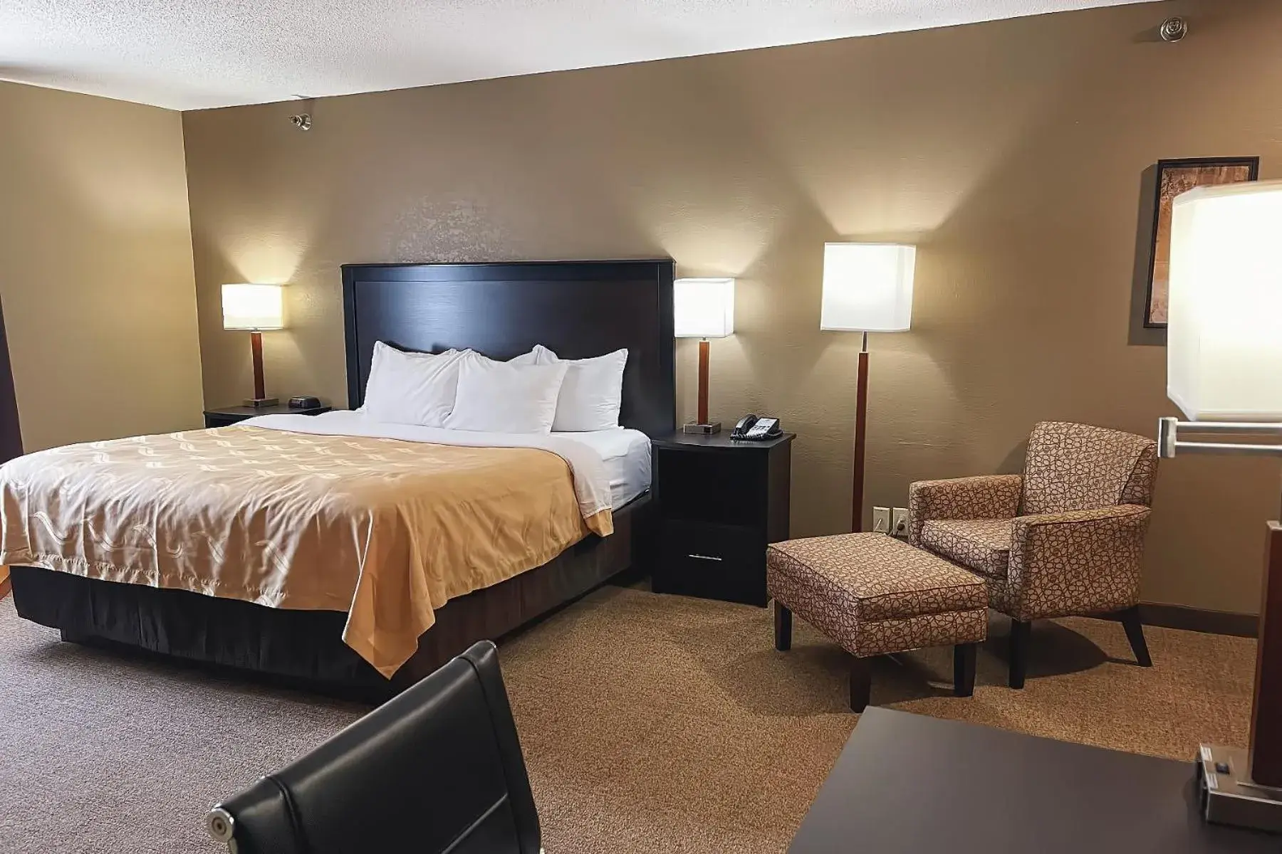 Bed in Quality Inn Bed in Quality Inn