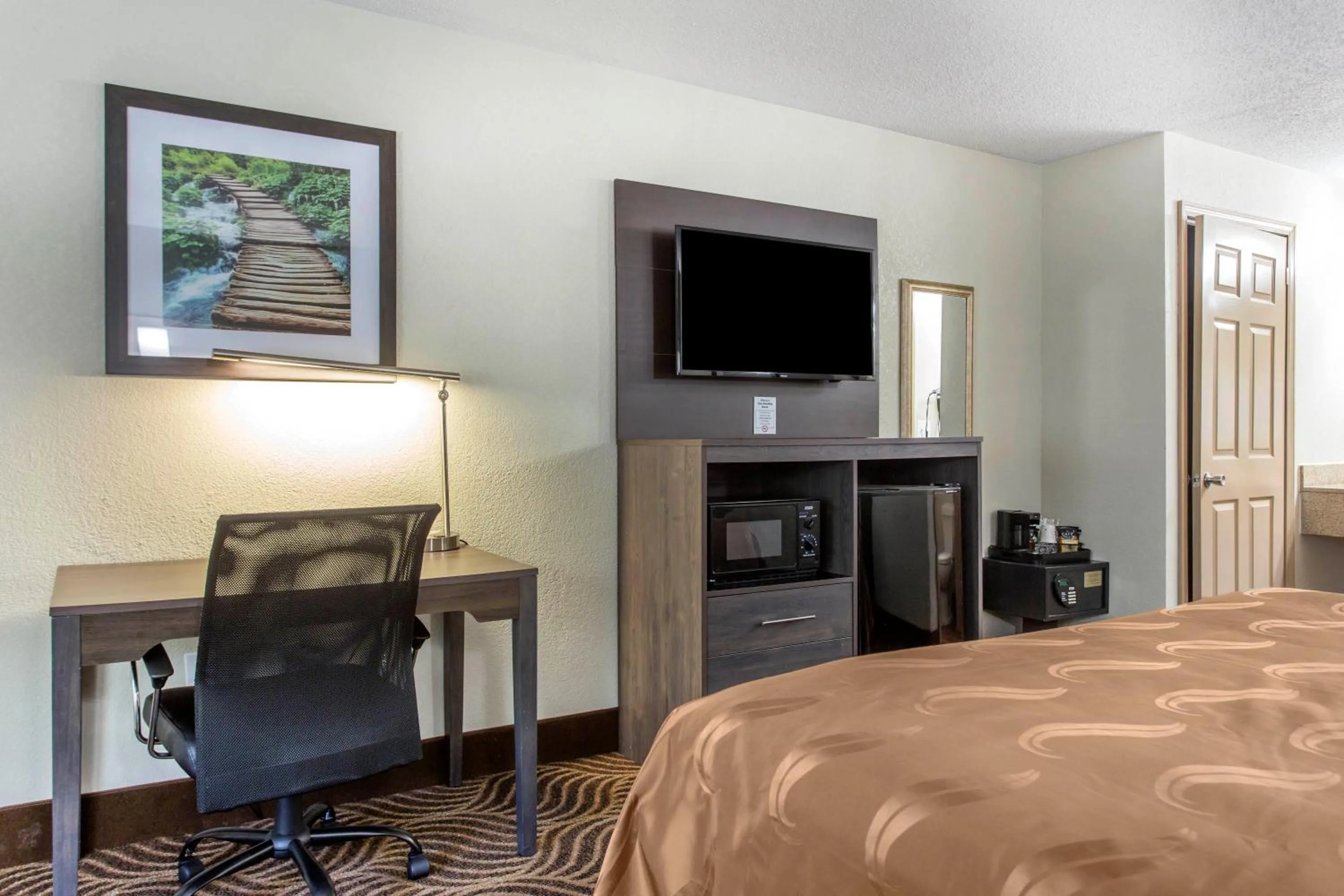 TV and multimedia, Bed in Quality Inn Black Mountain-Asheville East