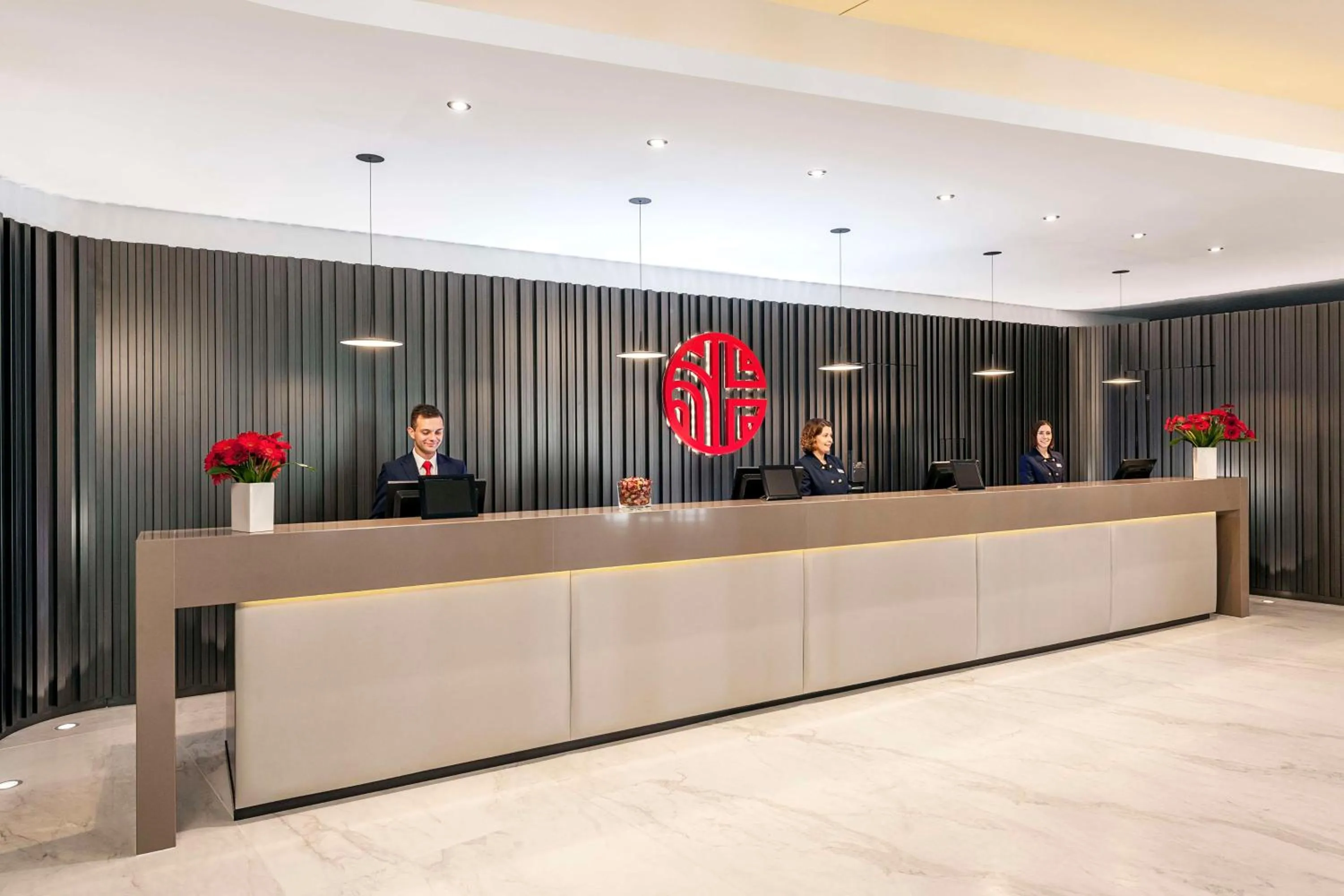 Lobby or reception in NH Collection Nürnberg City