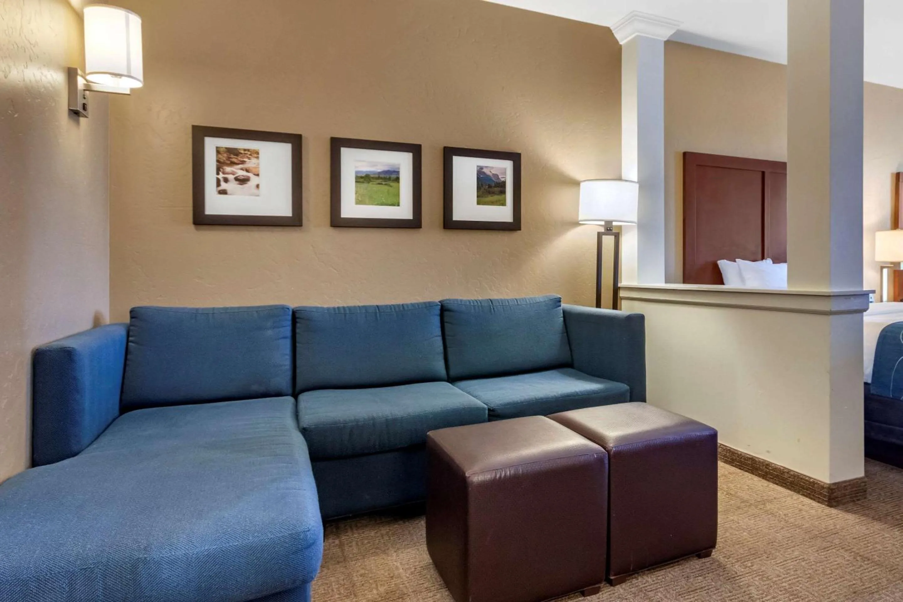 Photo of the whole room in Comfort Suites Airport-University