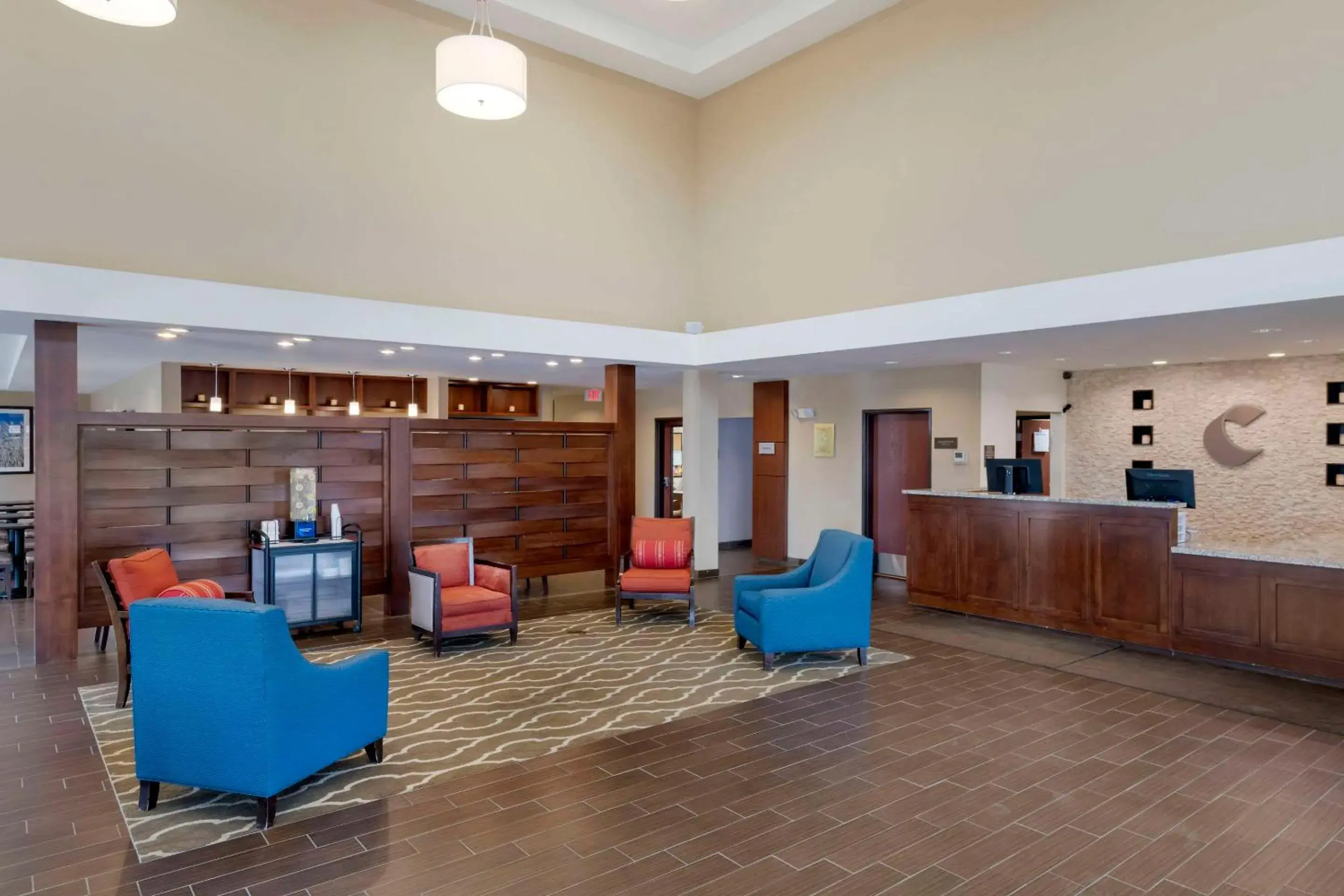 Lobby or reception, Lobby/Reception in Comfort Suites & Conference Center Worthington Lobby or reception, Lobby/Reception in Comfort Suites & Conference Center Worthington