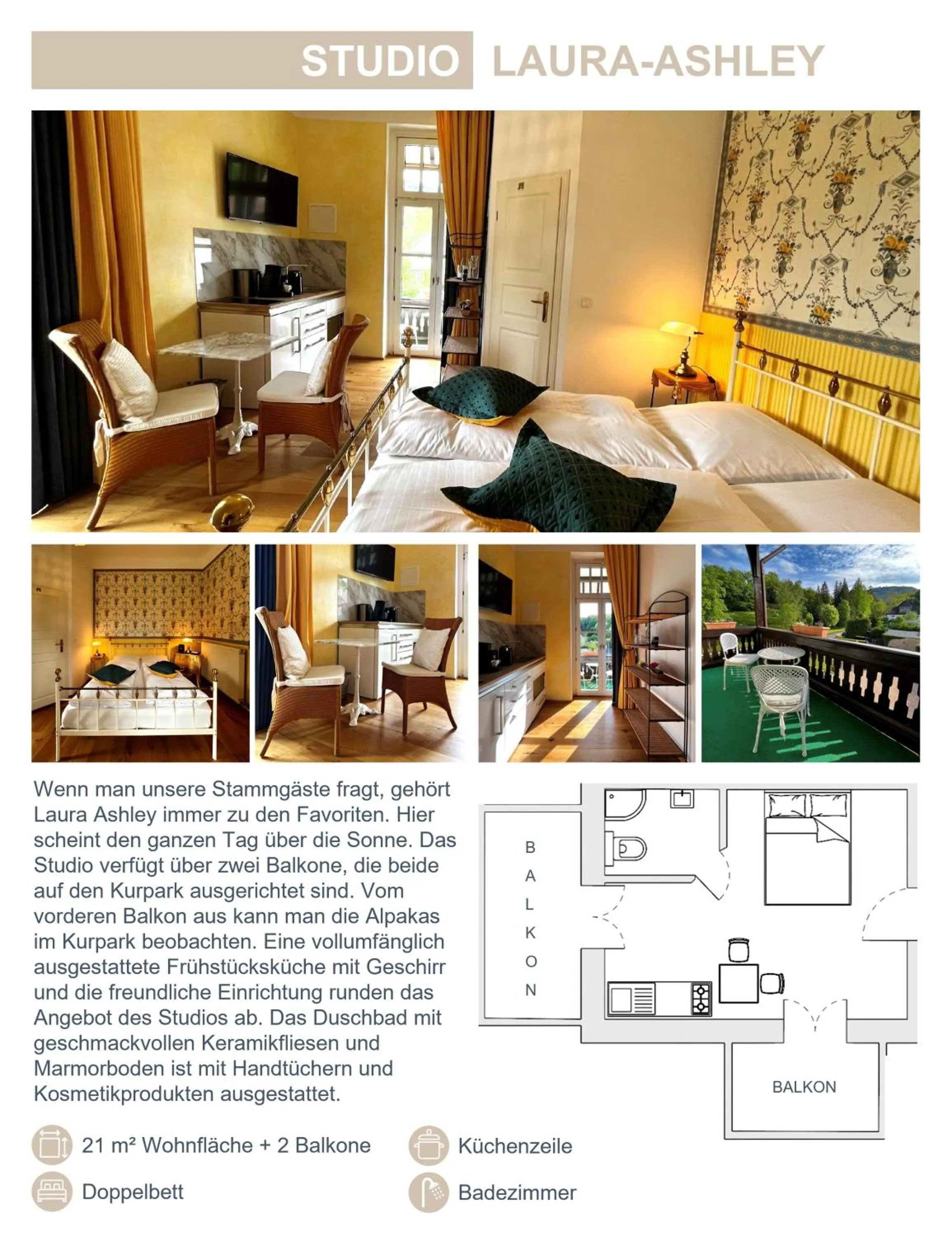 Photo of the whole room in PARK VILLA zentral am Mittelrhein Zimmer&Apartments Self check in Aparthotel