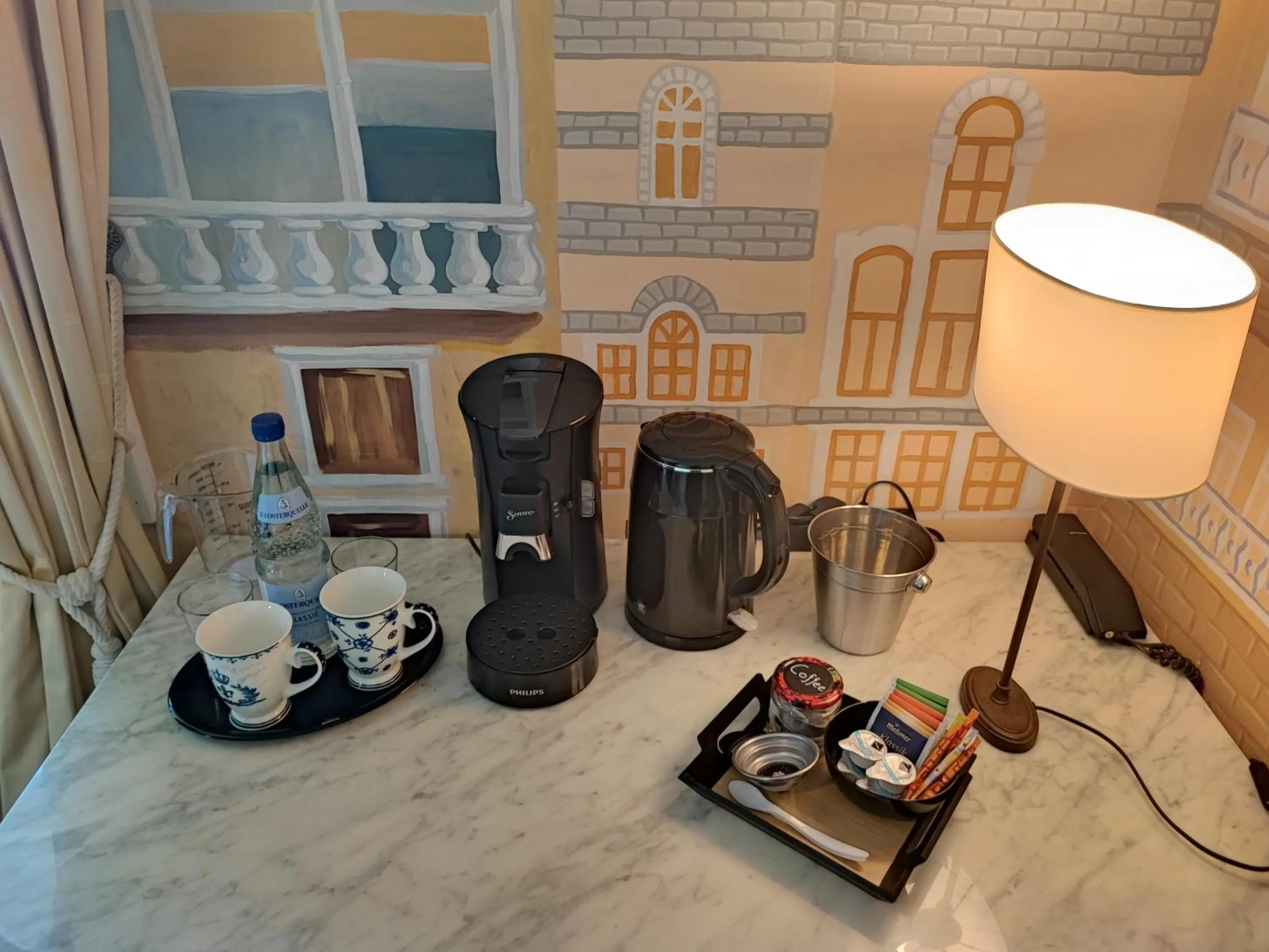 Coffee/tea facilities in PARK VILLA zentral am Mittelrhein Zimmer&Apartments Self check in Aparthotel