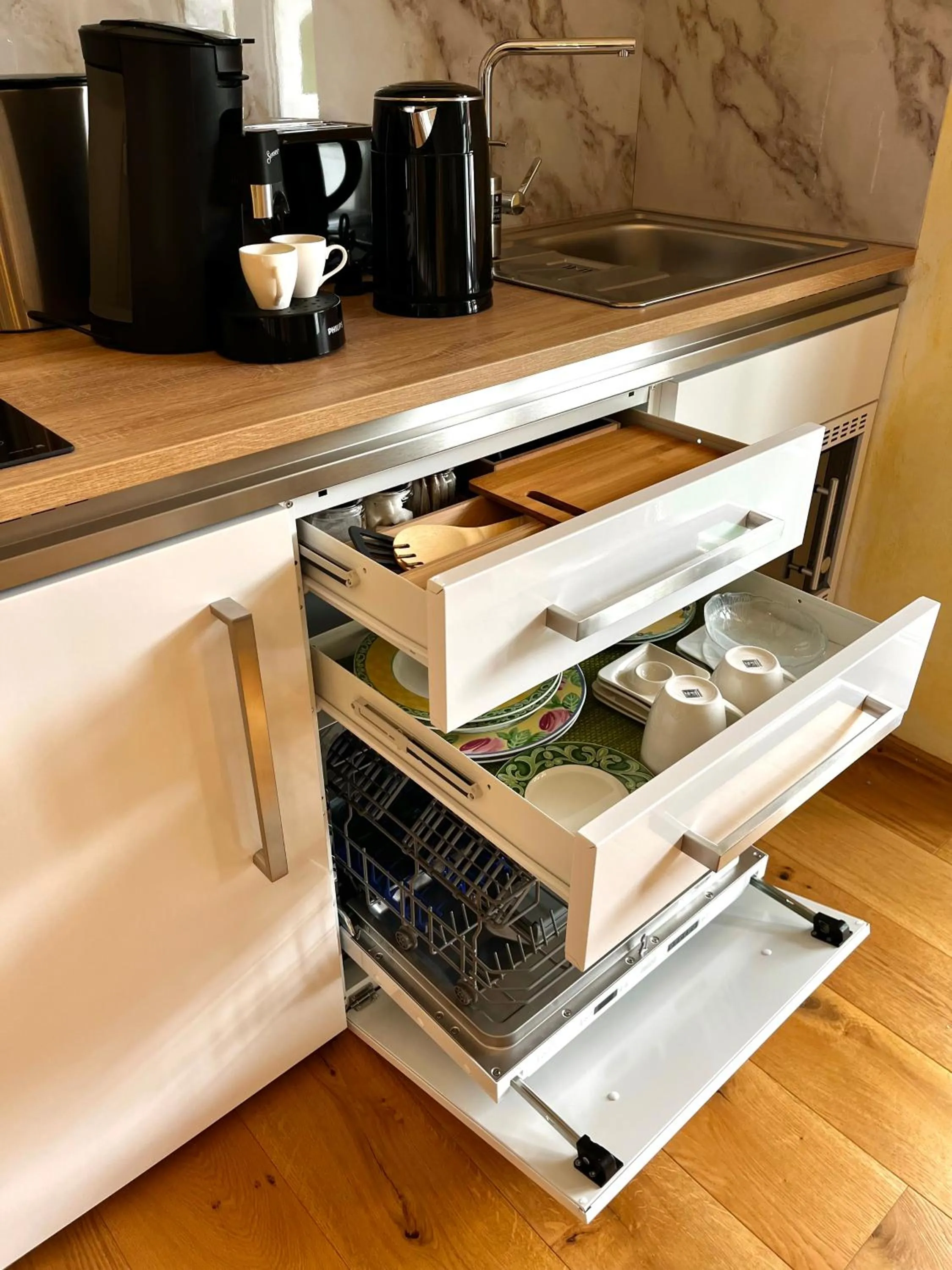 Coffee/tea facilities in PARK VILLA zentral am Mittelrhein Zimmer&Apartments Self check in Aparthotel