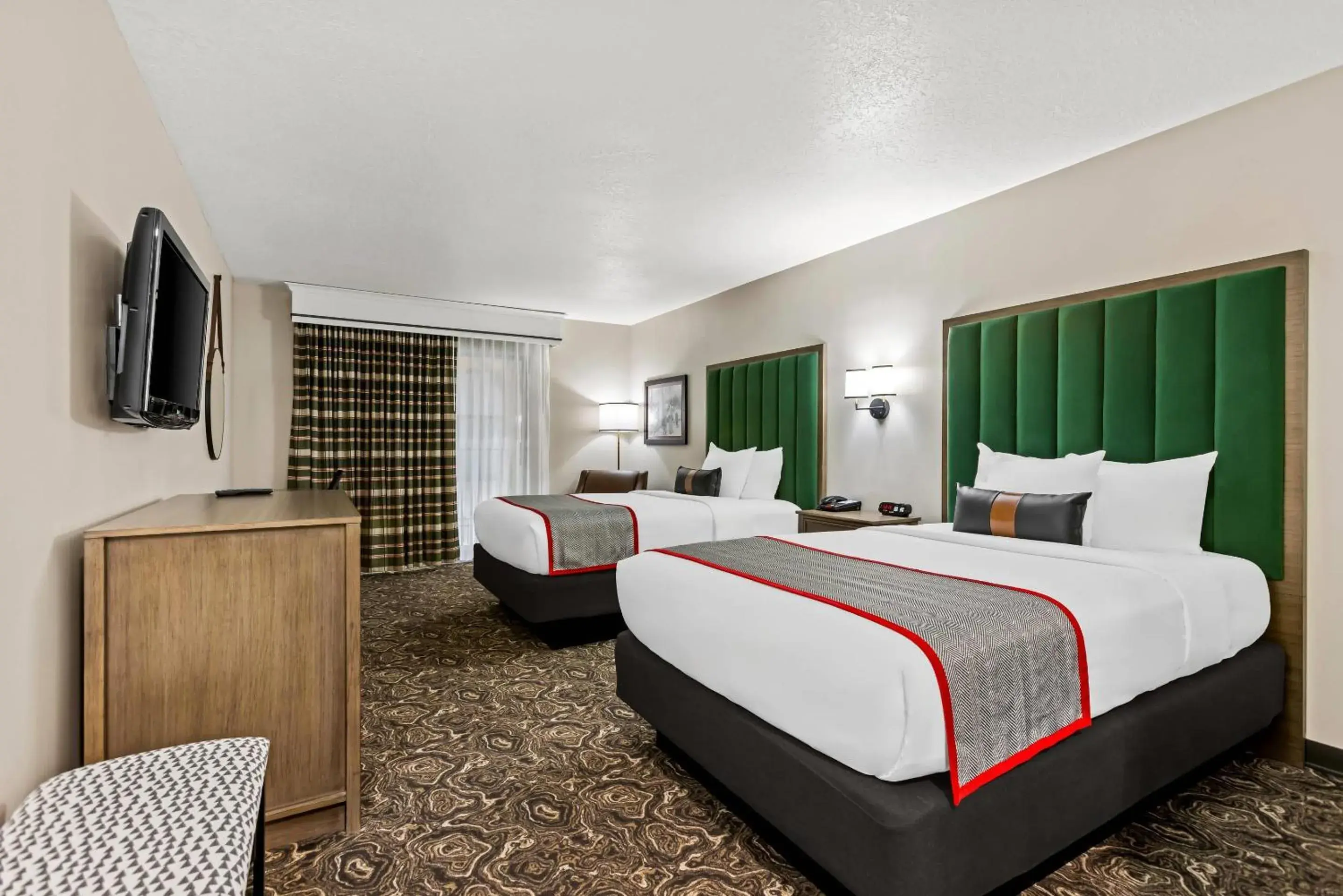 Bedroom, Bed in Lumber Jack Lodge, an Ascend Collection Hotel Bedroom, Bed in Lumber Jack Lodge, an Ascend Collection Hotel