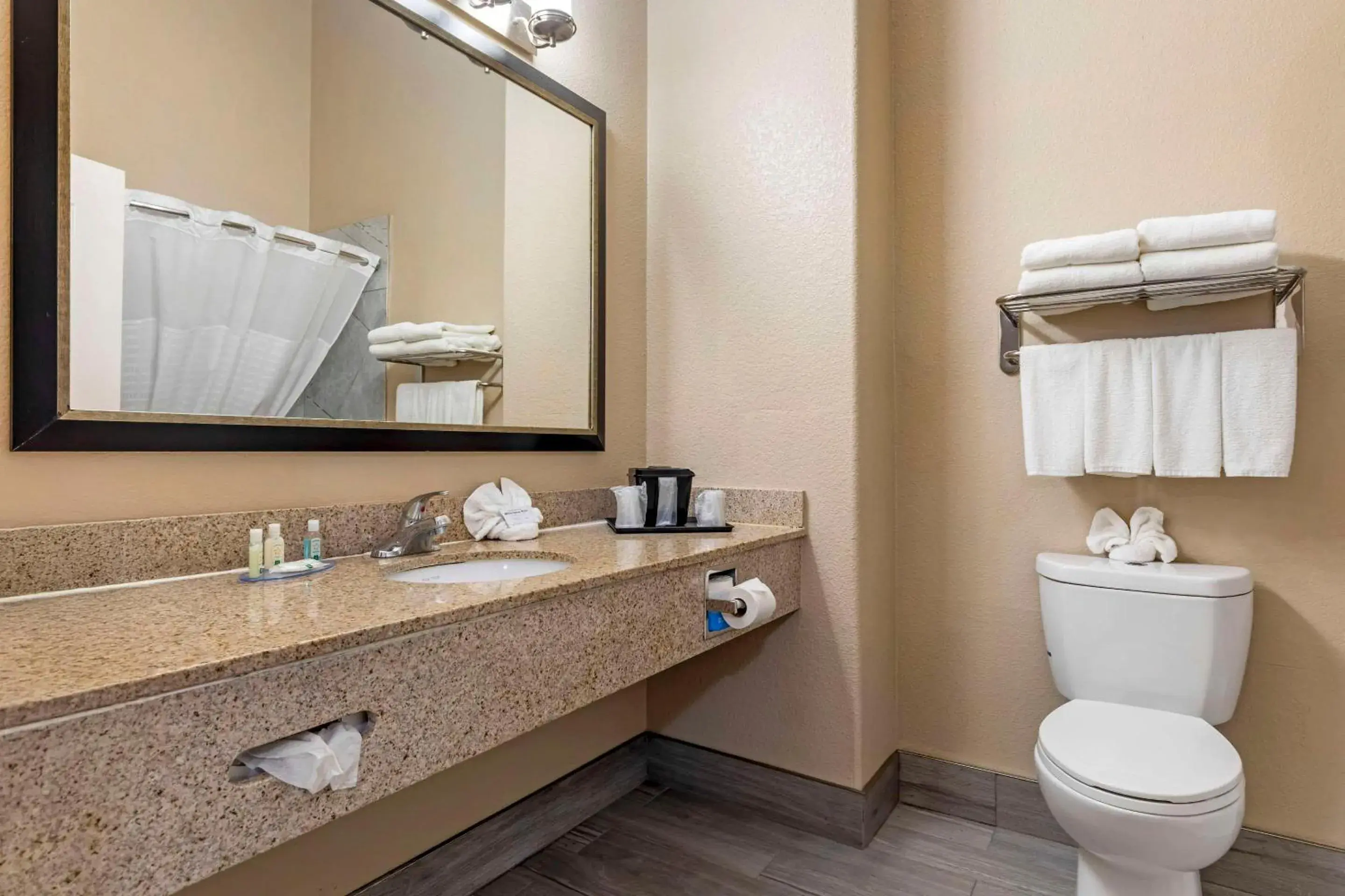 Bathroom in Quality Inn and Suites Groesbeck Bathroom in Quality Inn and Suites Groesbeck