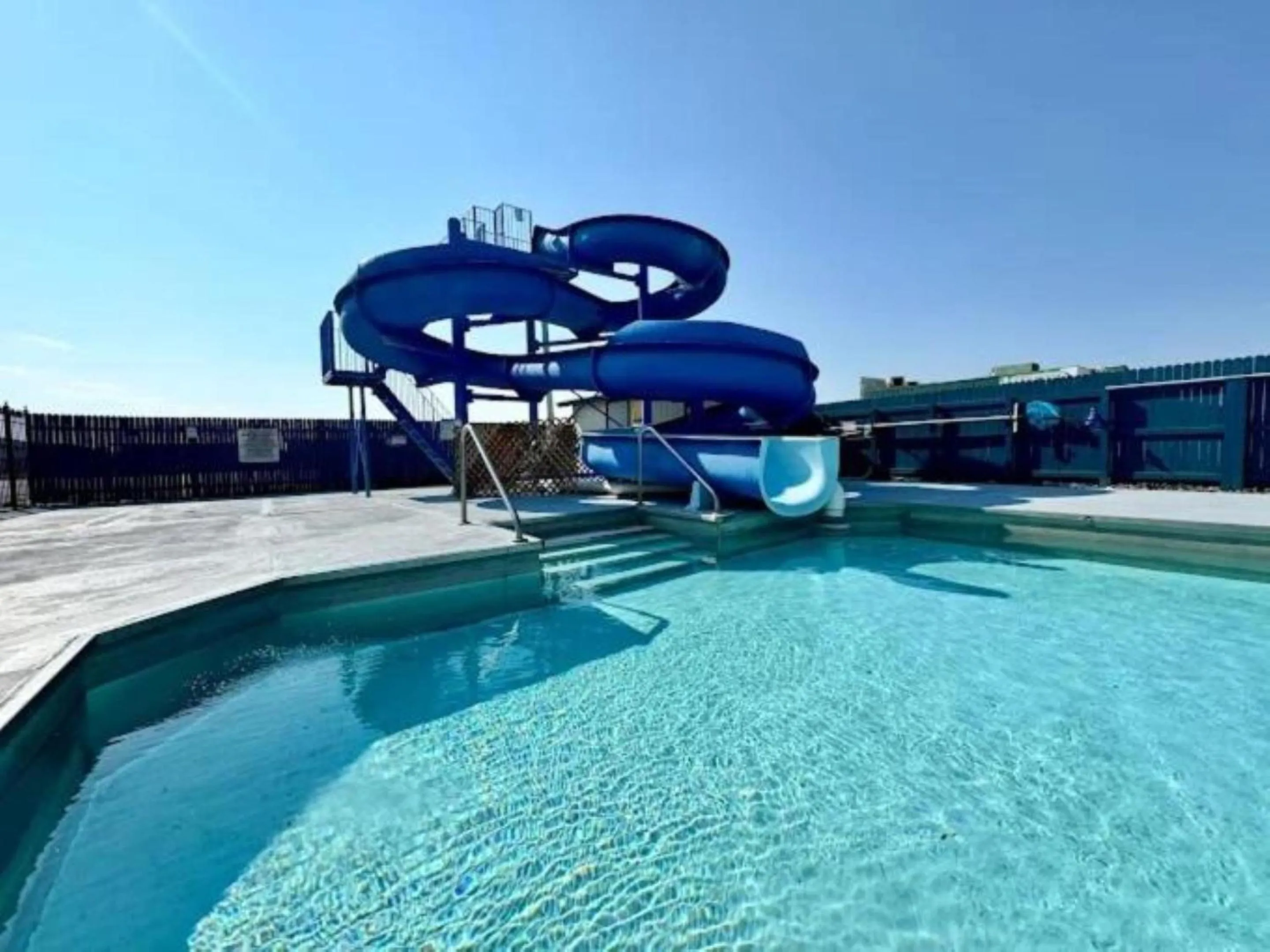 Swimming pool in Hardin Lodge By Capital O Little Bighorn Battlefield I-90