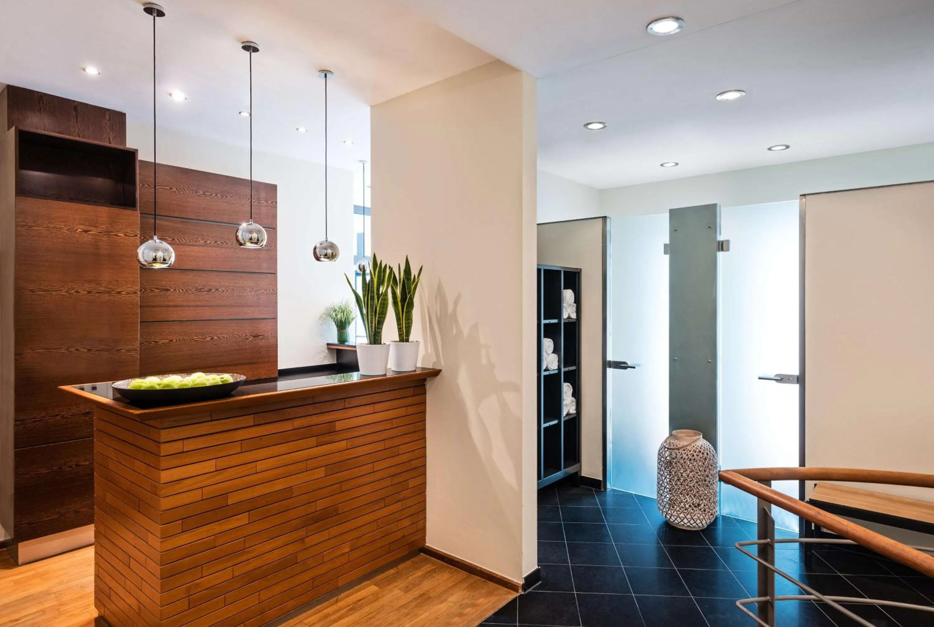 Spa and wellness centre/facilities in Lindner Hotel Frankfurt Main Plaza, part of JdV by Hyatt