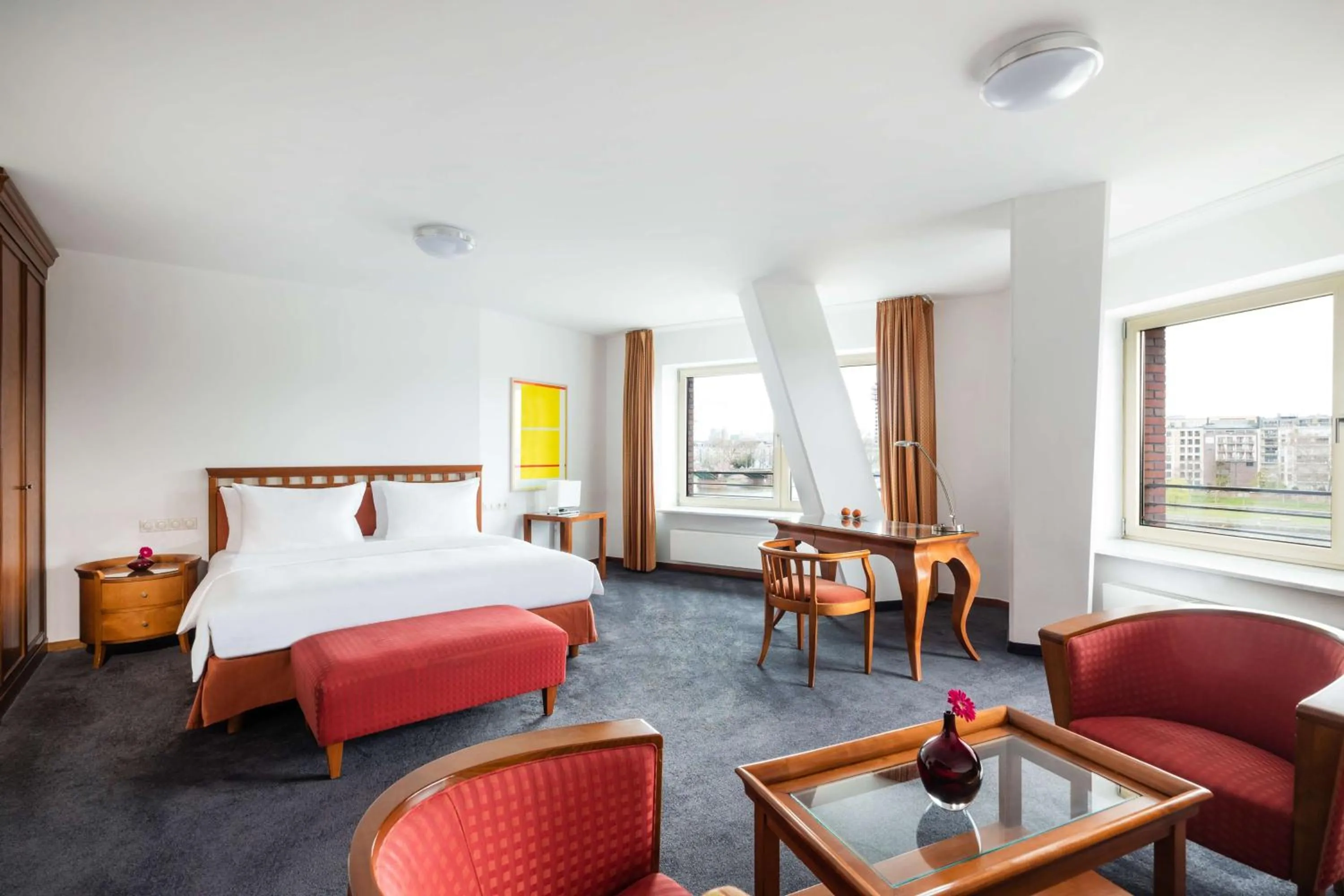 Bedroom in Lindner Hotel Frankfurt Main Plaza, part of JdV by Hyatt