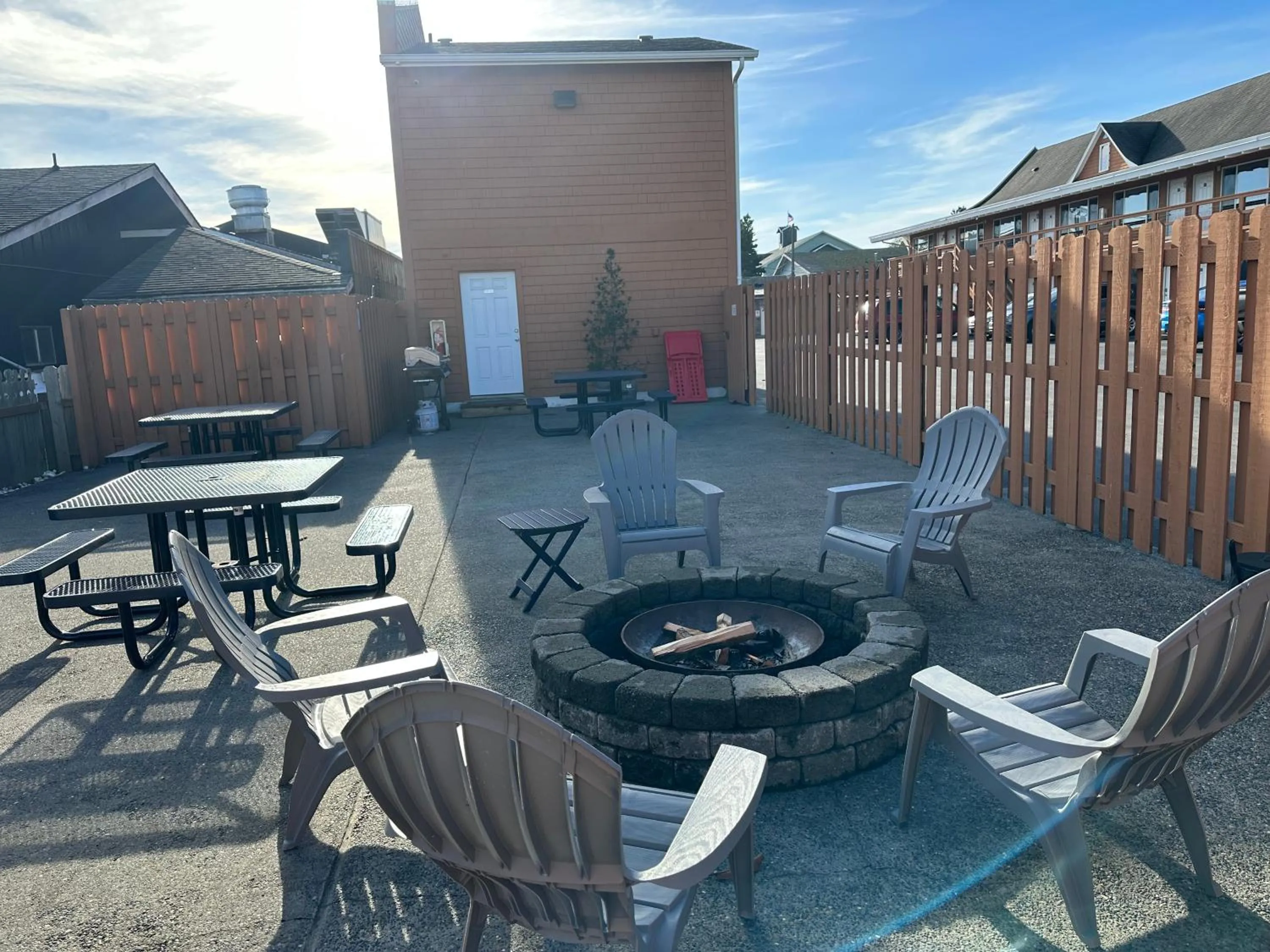 Patio in Inn at the Sea