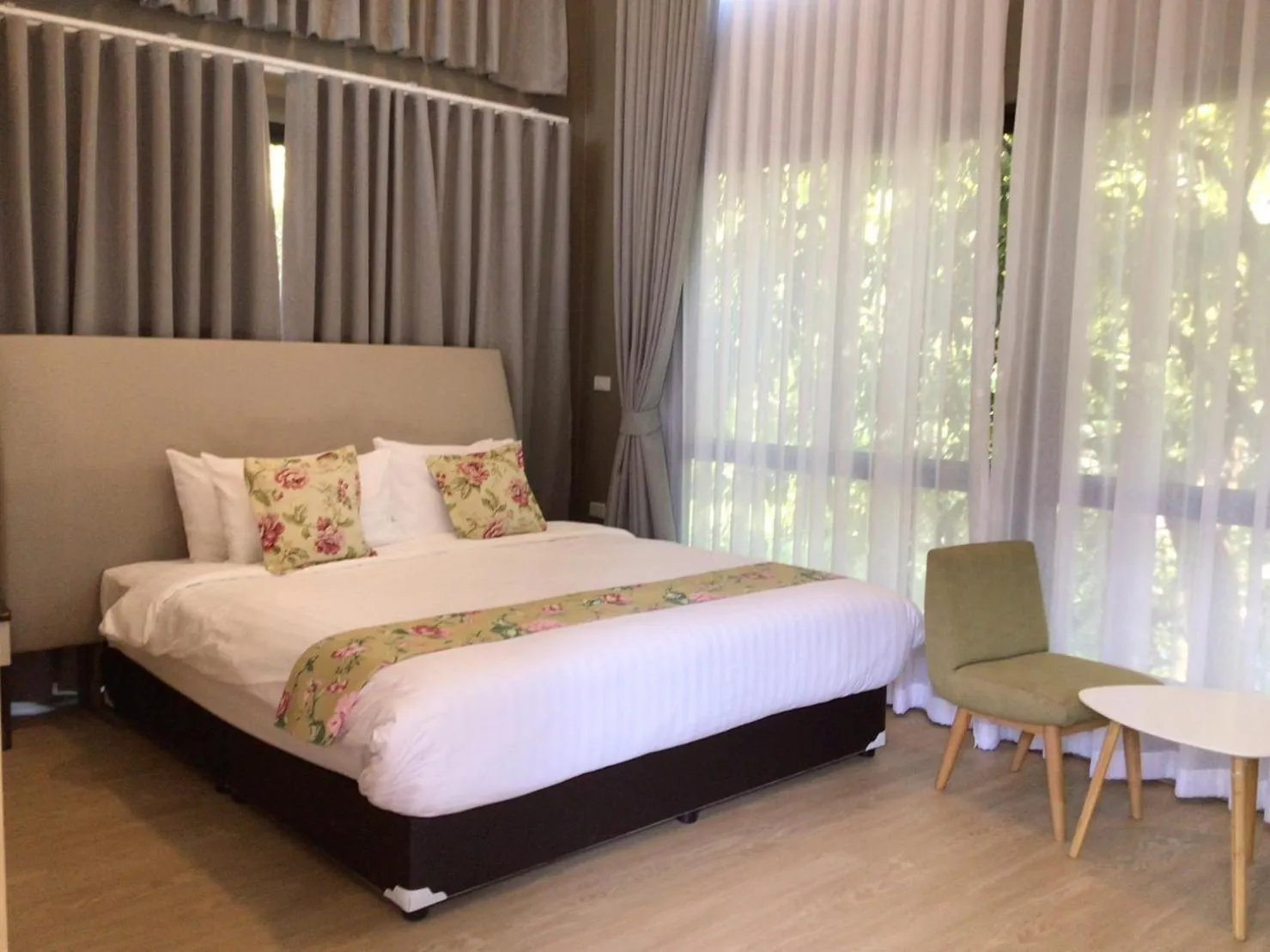 Bed in Treescape Resort Chiangmai