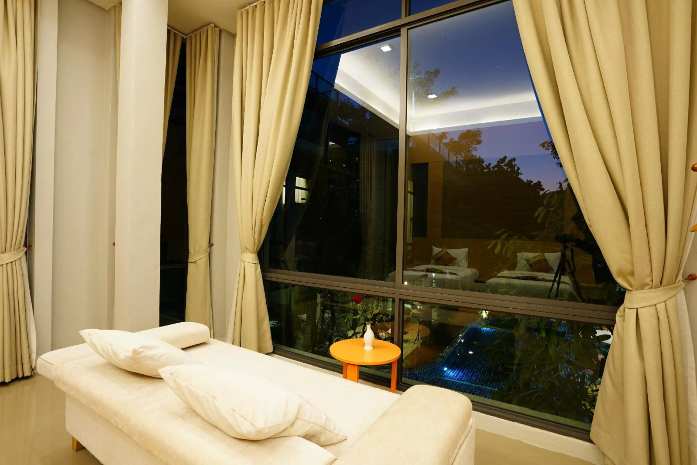 Bed in Treescape Resort Chiangmai