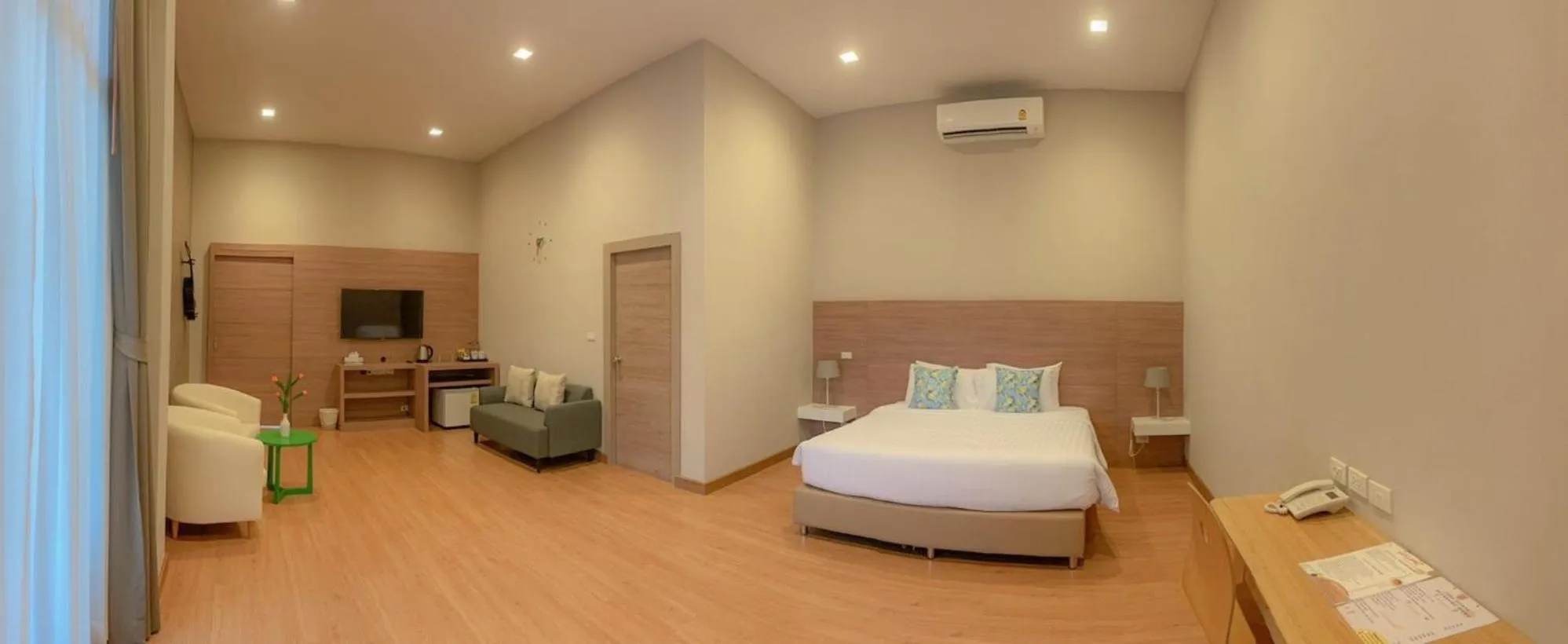 Bed in Treescape Resort Chiangmai