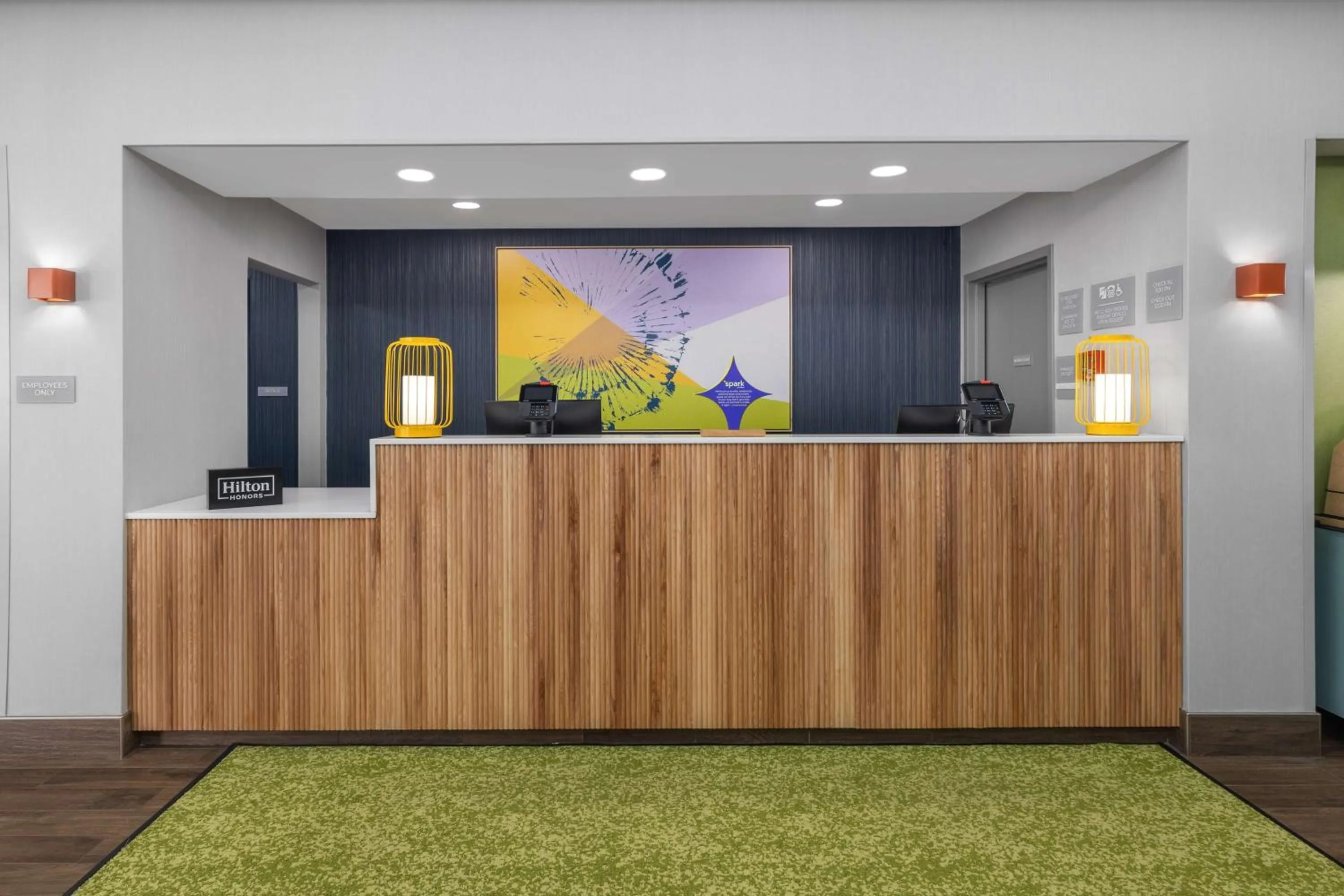 Lobby or reception in Spark By Hilton Fredericksburg Southpoint