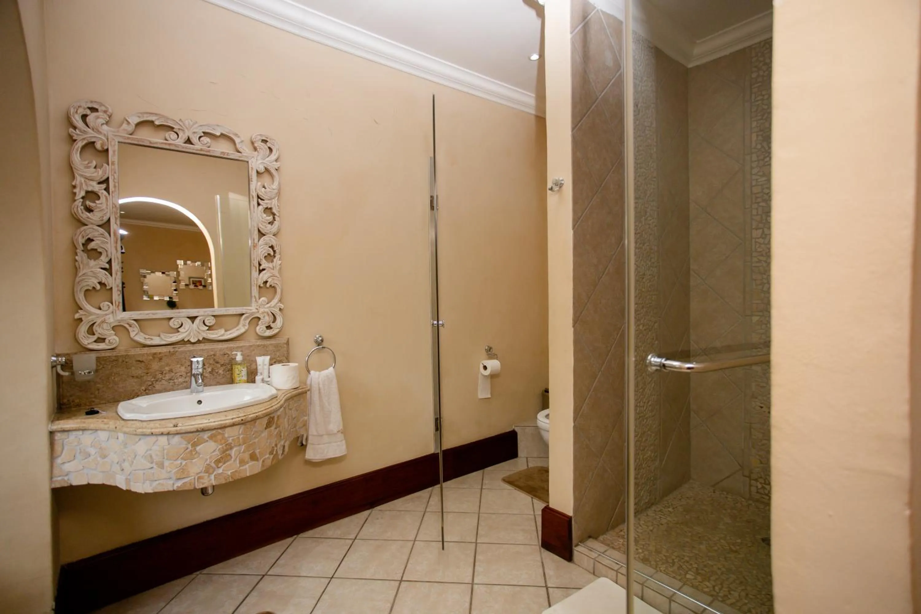 Shower in TDM's Boutique Guest House