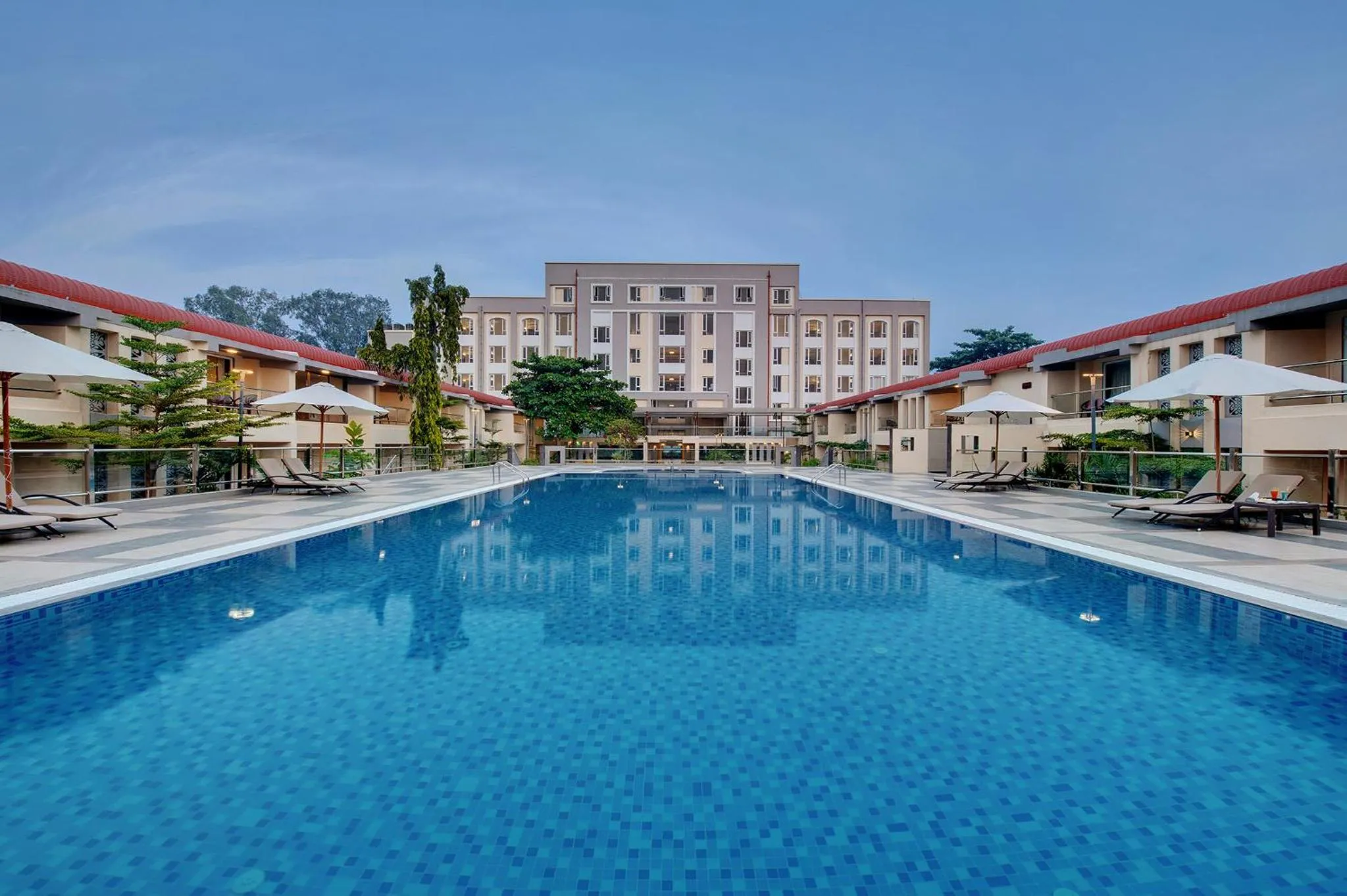 Swimming pool in The Fern Sardar Sarovar Resort Kevadia, Gujarat
