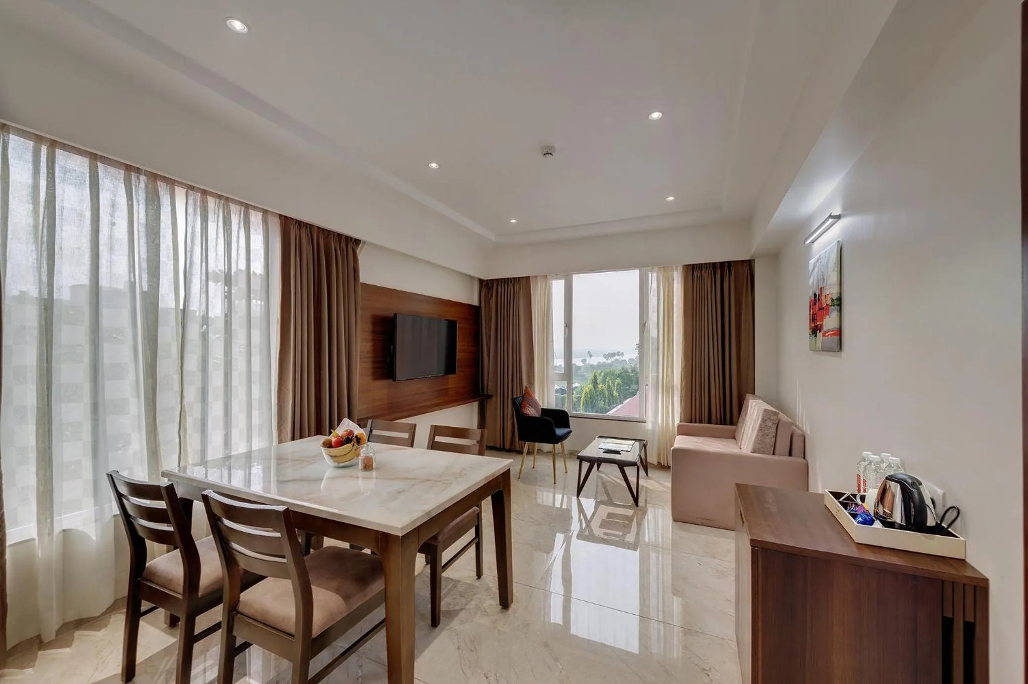 Dining area in The Fern Sardar Sarovar Resort Kevadia, Gujarat