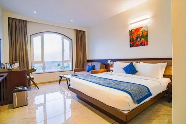 View (from property/room), Bed in The Fern Sardar Sarovar Resort Kevadia, Gujarat