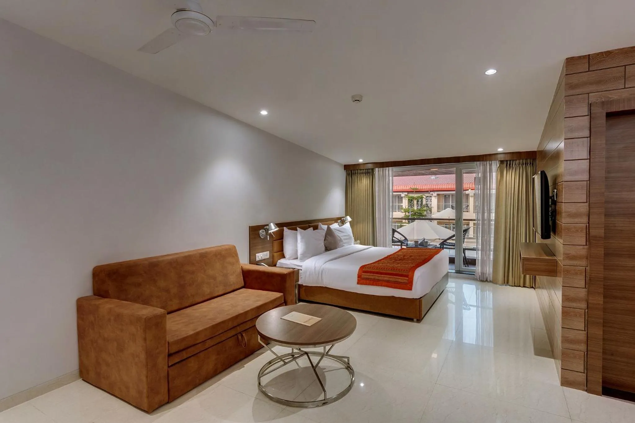 Living room, Bed in The Fern Sardar Sarovar Resort Kevadia, Gujarat