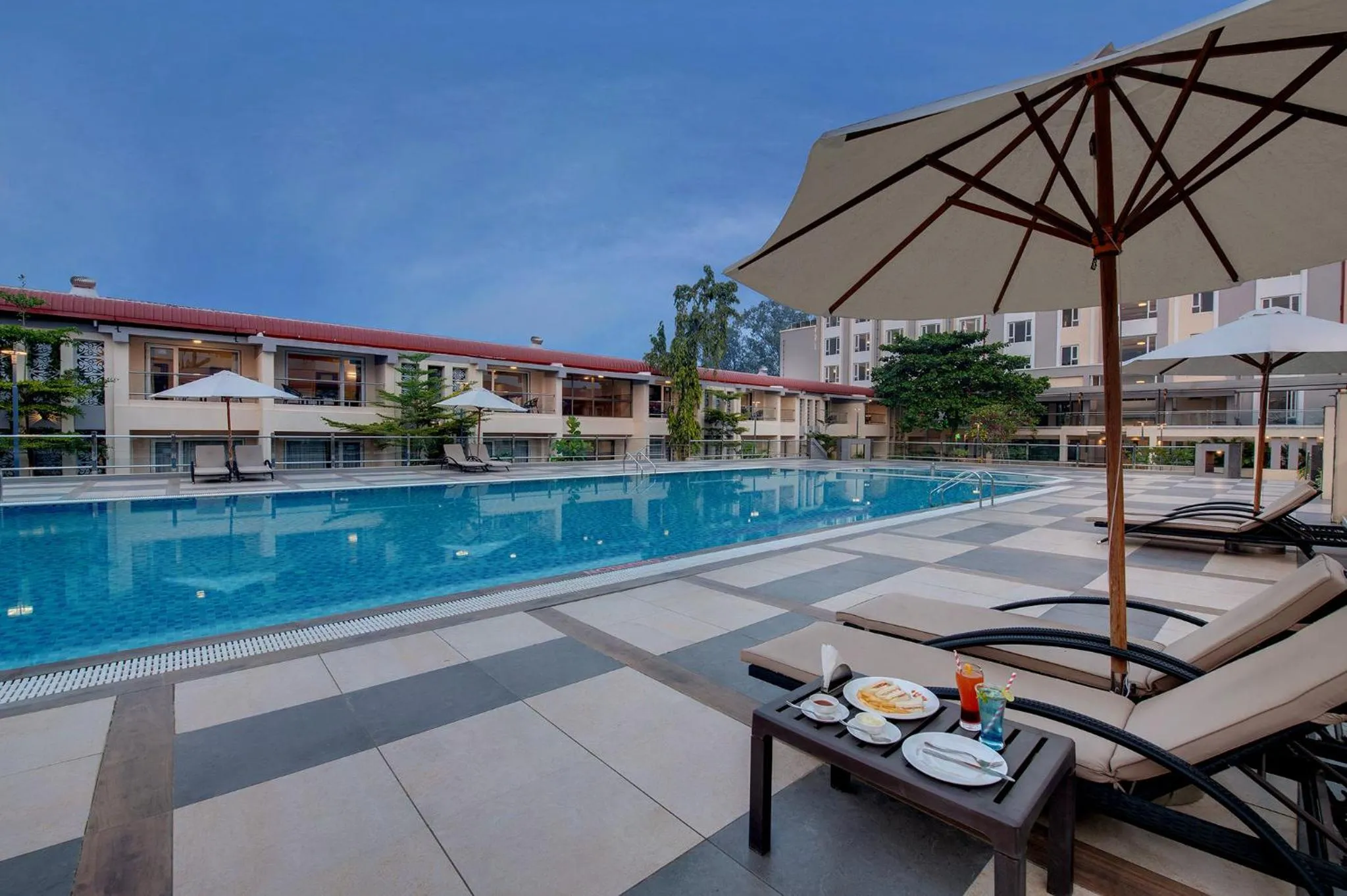 Pool view in The Fern Sardar Sarovar Resort Kevadia, Gujarat