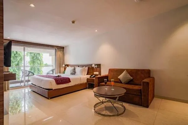 View (from property/room), Bed in The Fern Sardar Sarovar Resort Kevadia, Gujarat