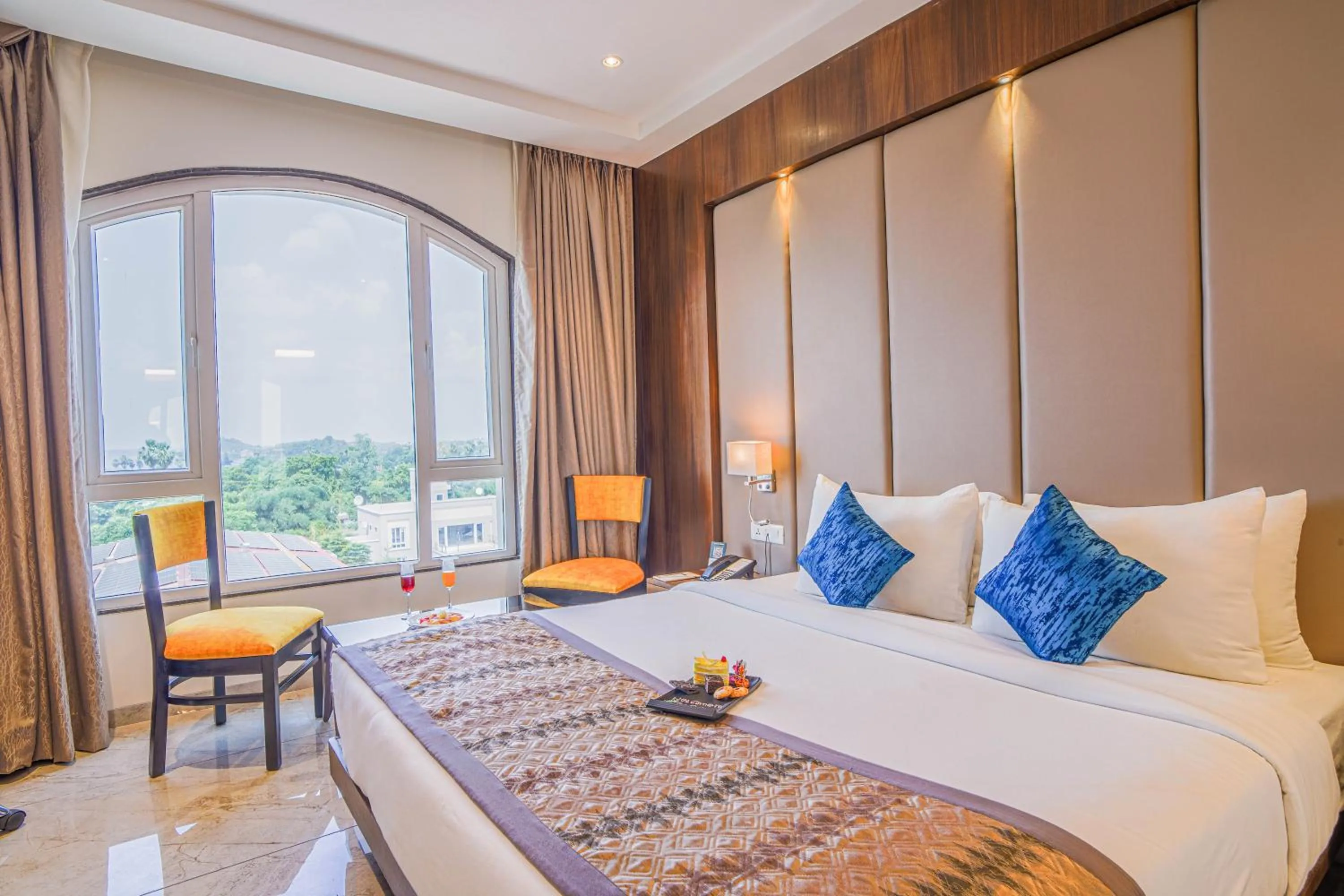 Living room, Bed in The Fern Sardar Sarovar Resort Kevadia, Gujarat