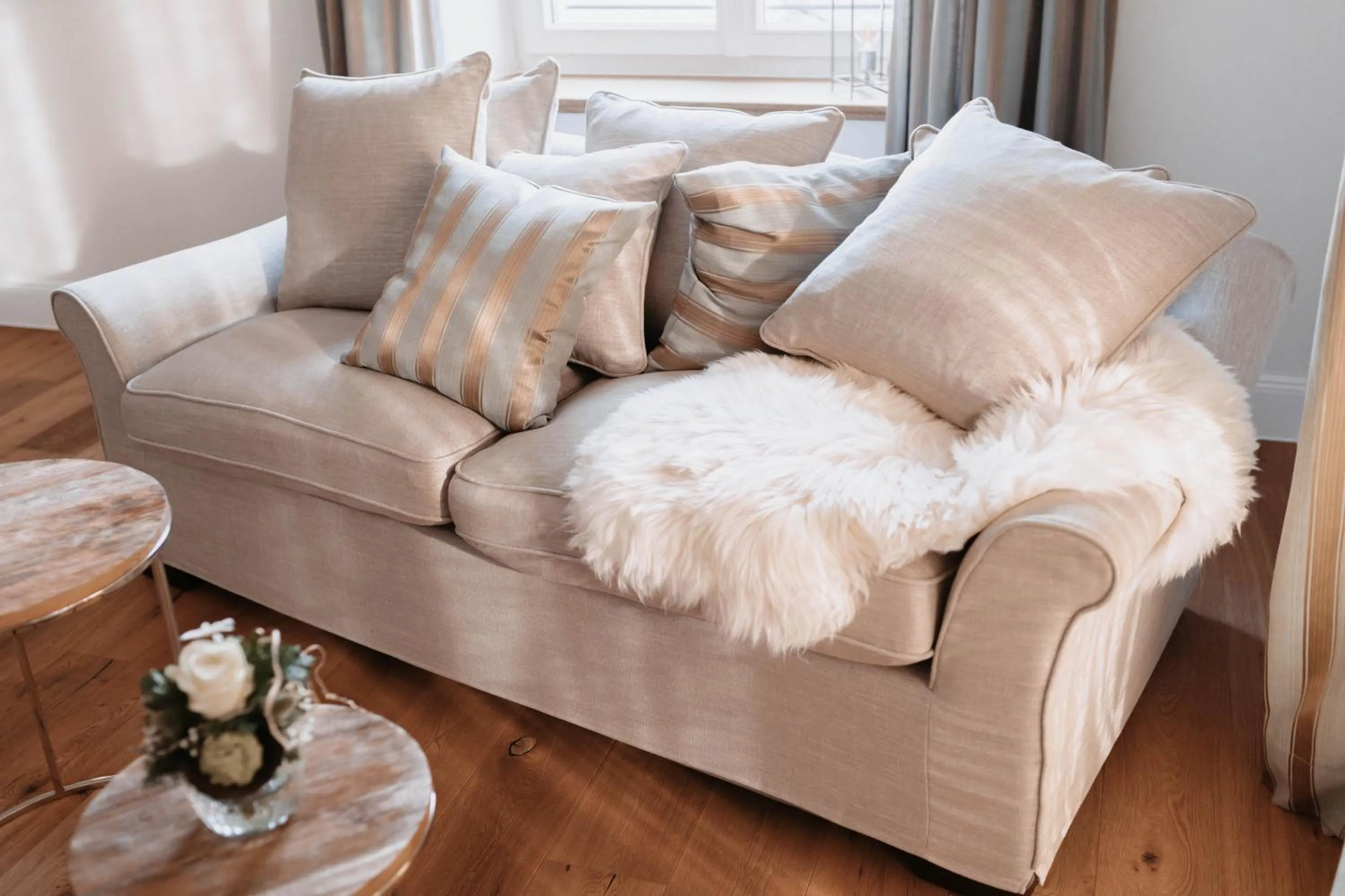 Seating area in Das Betthupferl