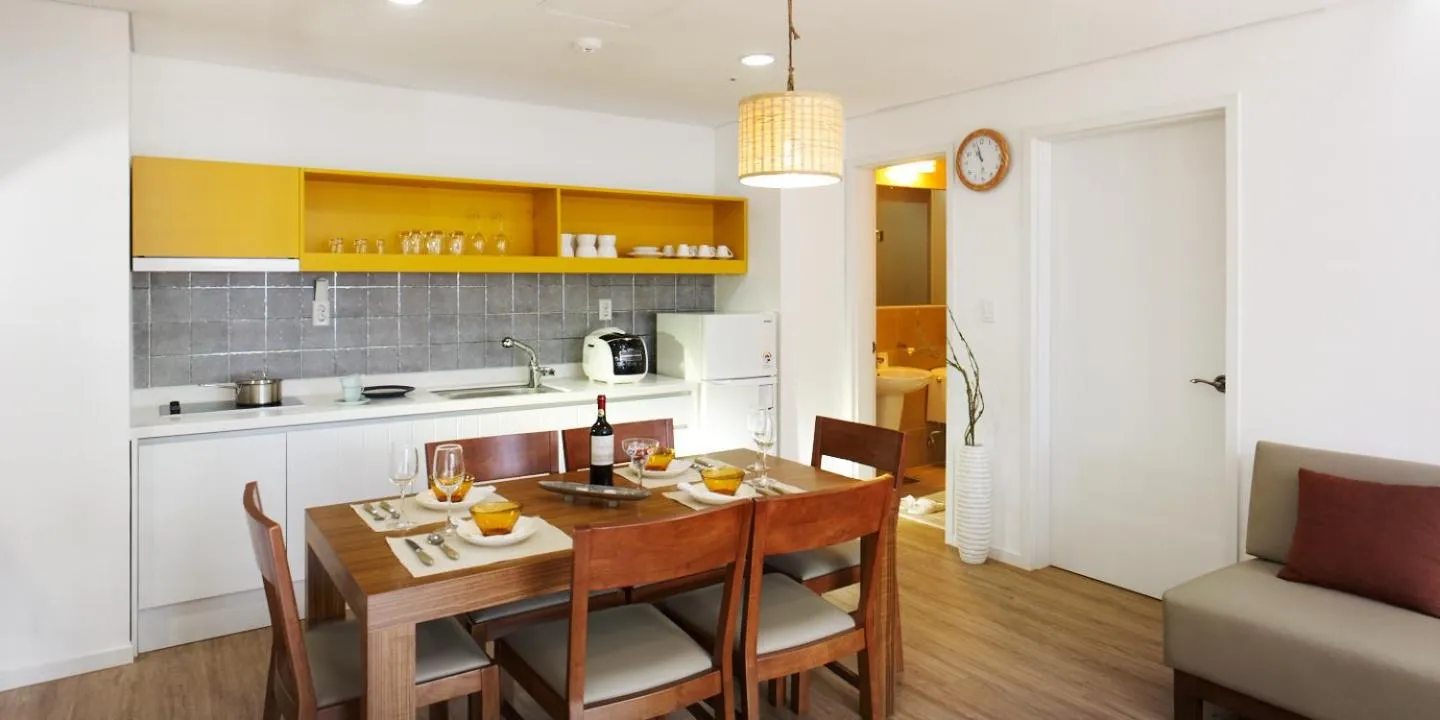 Kitchen or kitchenette in Tops10 Resort Donggang Cistar