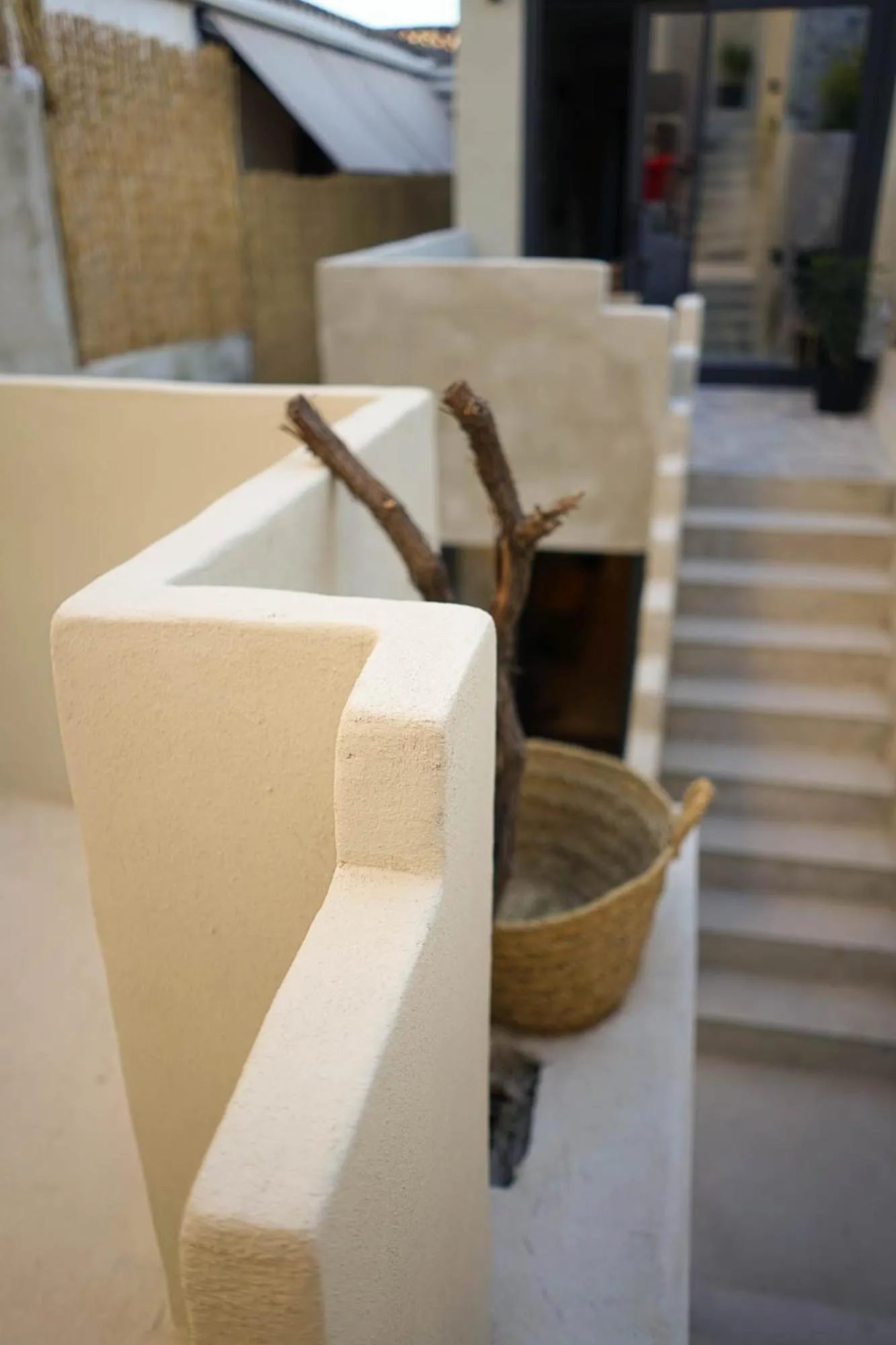 Patio in Ronda Center Apartments with Pool