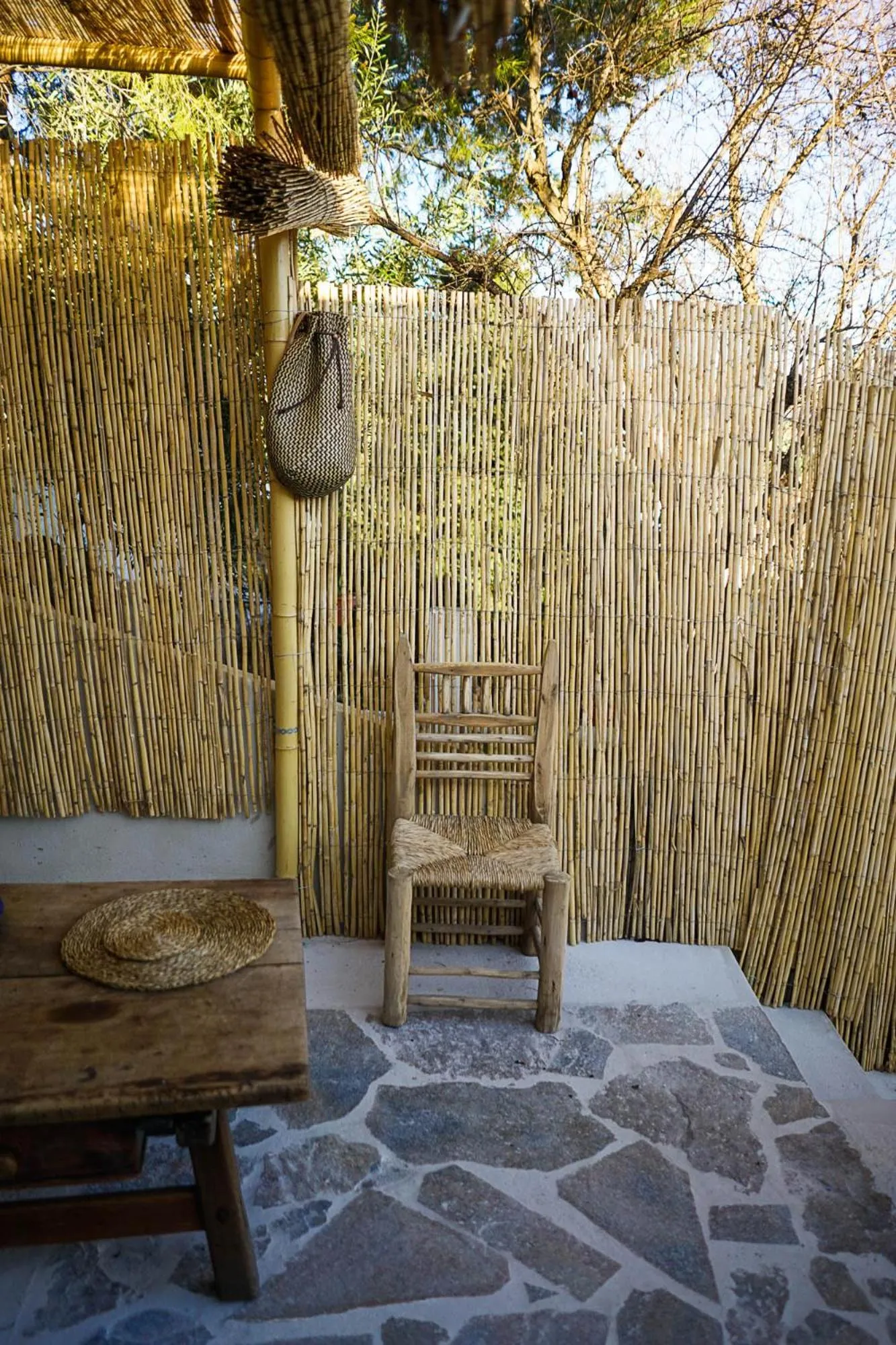 Patio in Ronda Center Apartments with Pool