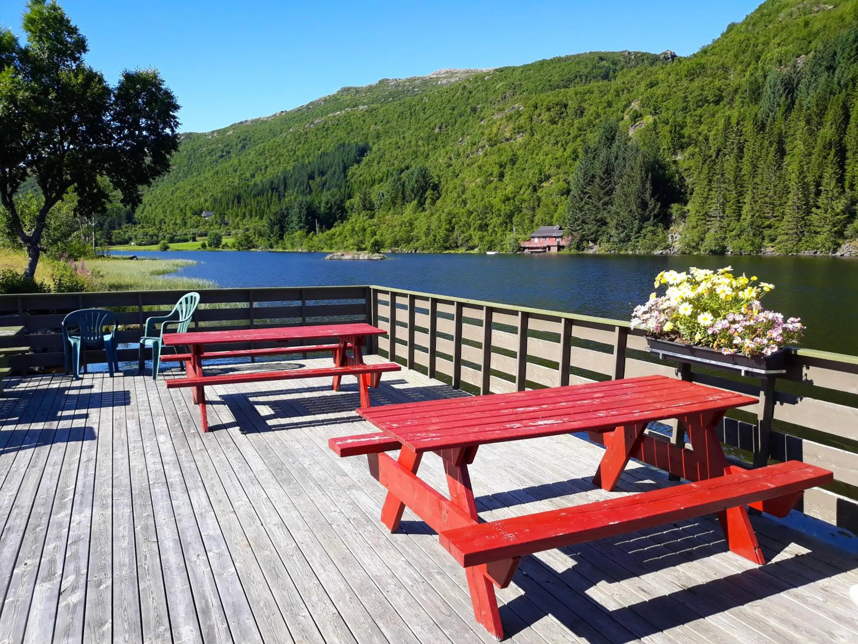 Natural landscape in Lofoten Camp