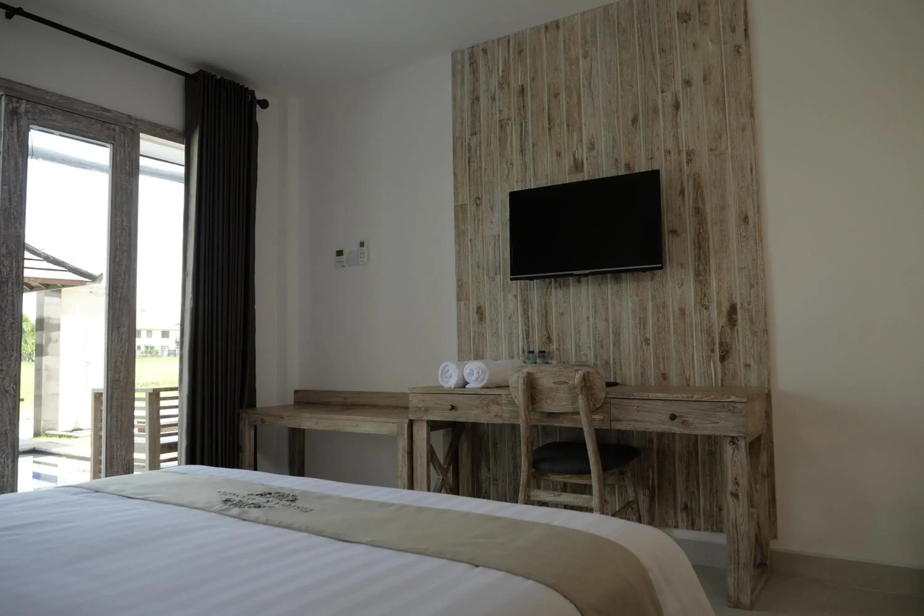 TV and multimedia, Bed in Tirtha Khayangan TV and multimedia, Bed in Tirtha Khayangan