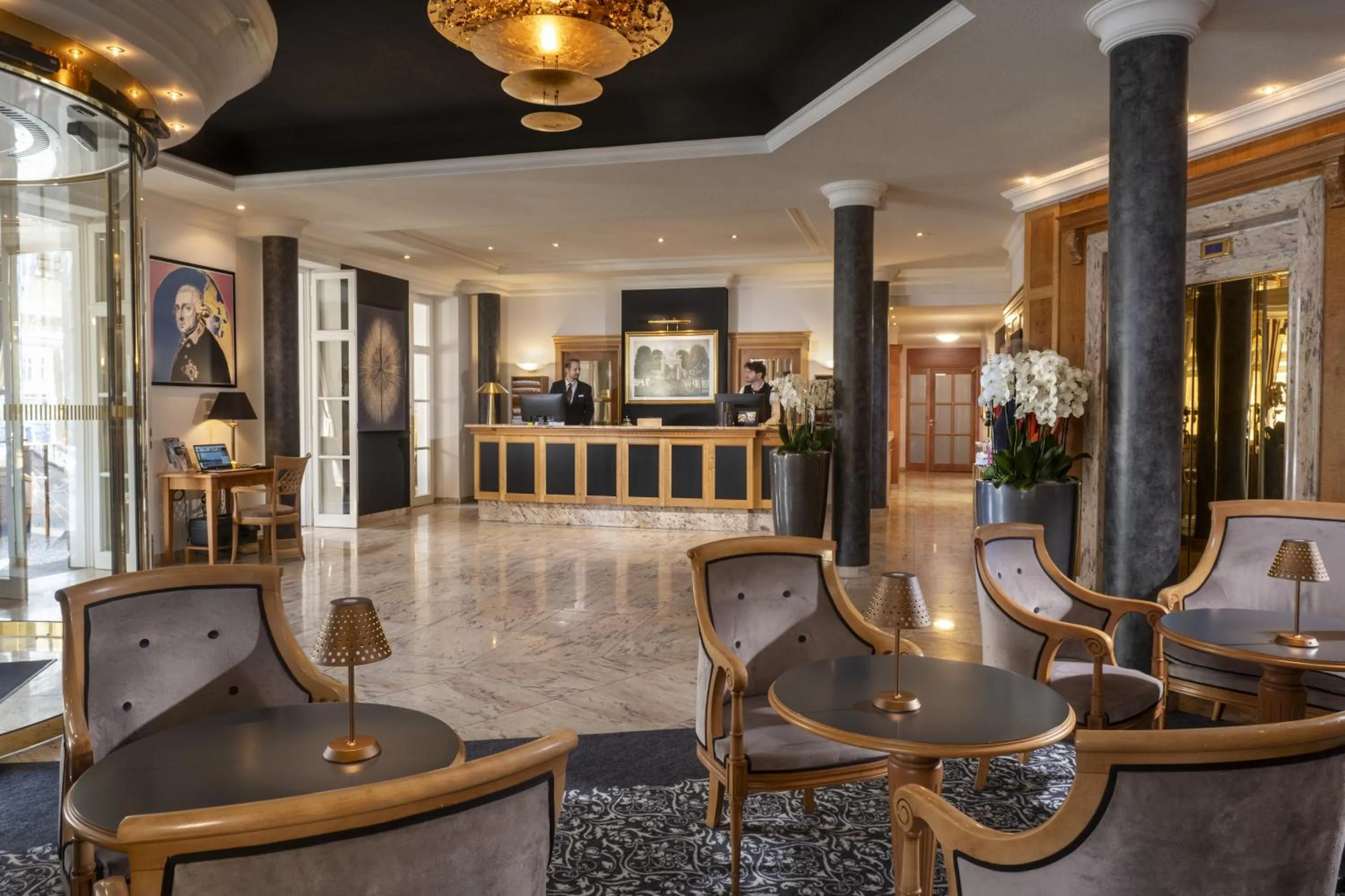 Lobby or reception in Hotel Am Jägertor