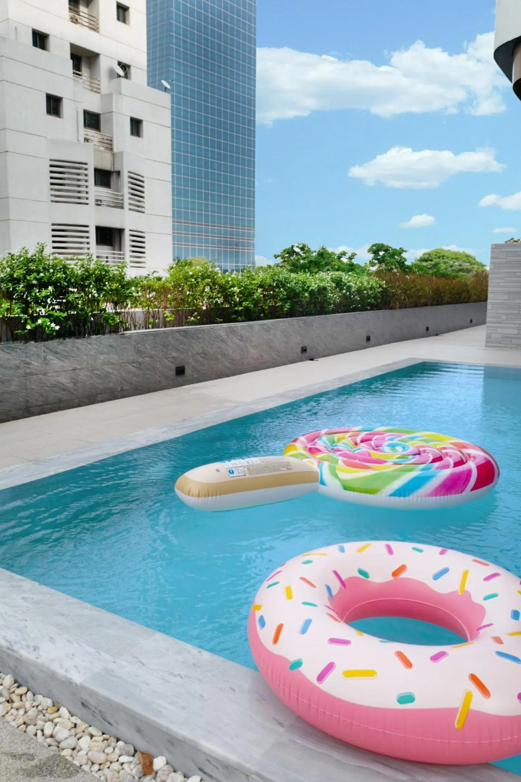 Swimming pool in The Cotton Saladaeng Hotel