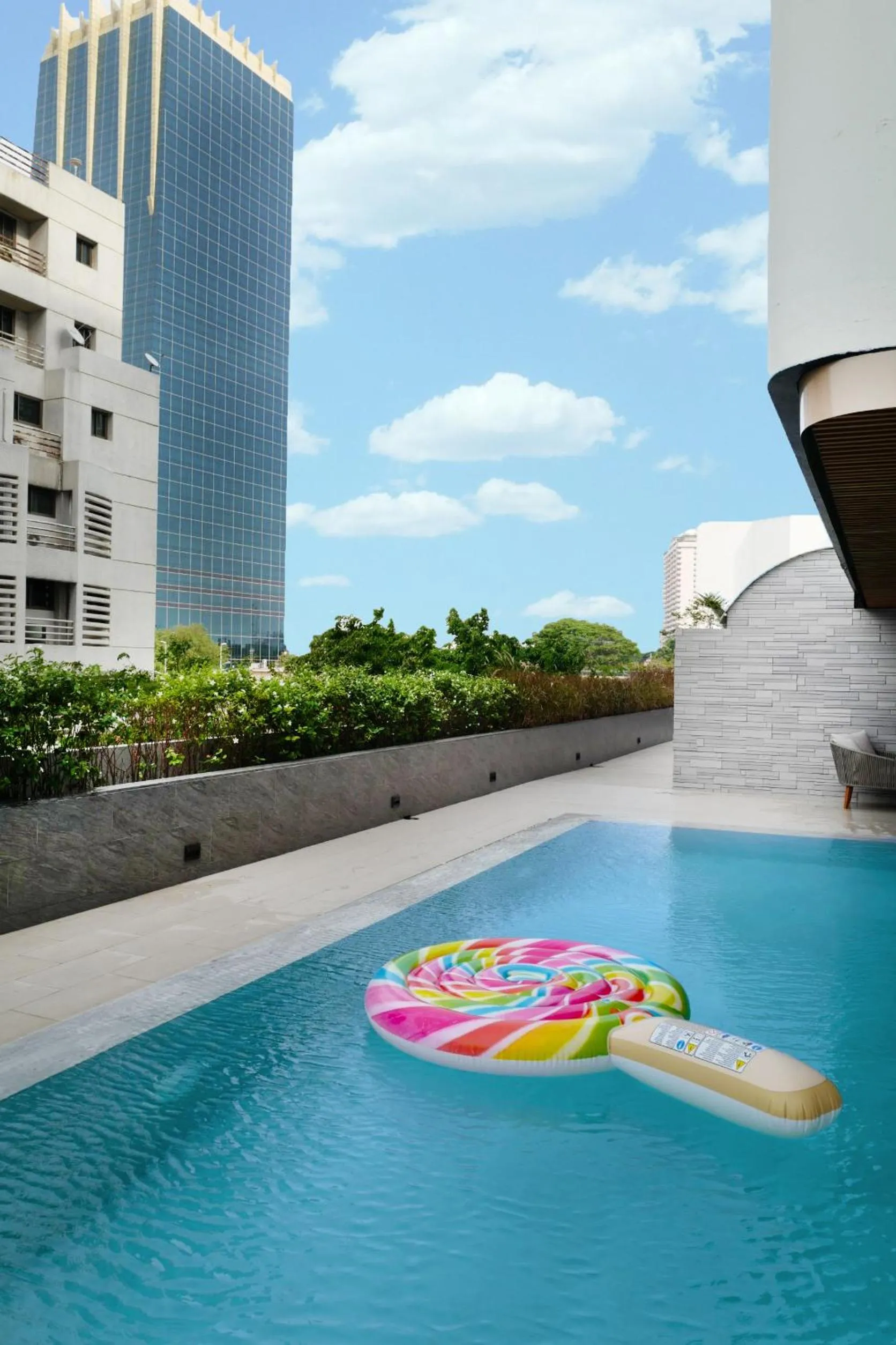 Swimming pool in The Cotton Saladaeng Hotel