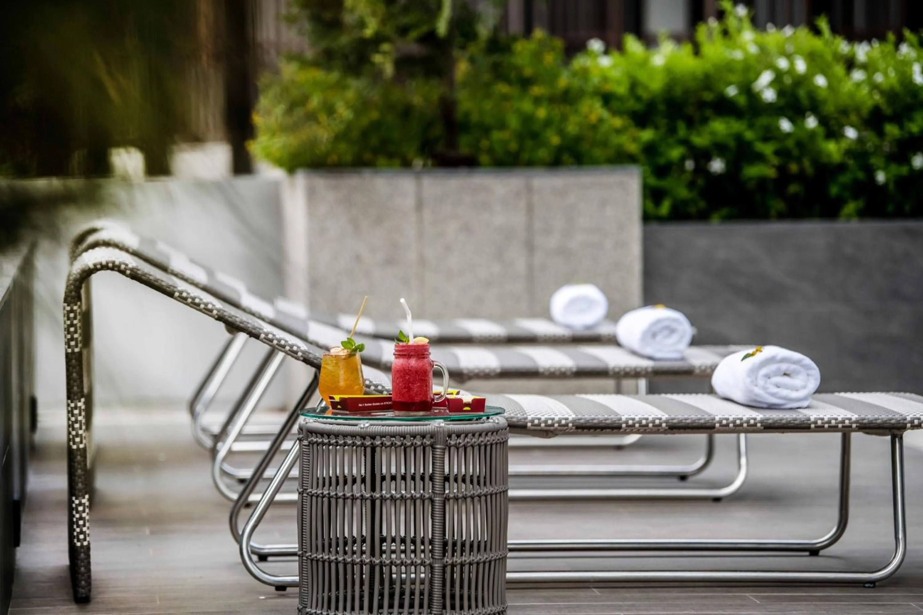 Swimming pool in The Cotton Saladaeng Hotel