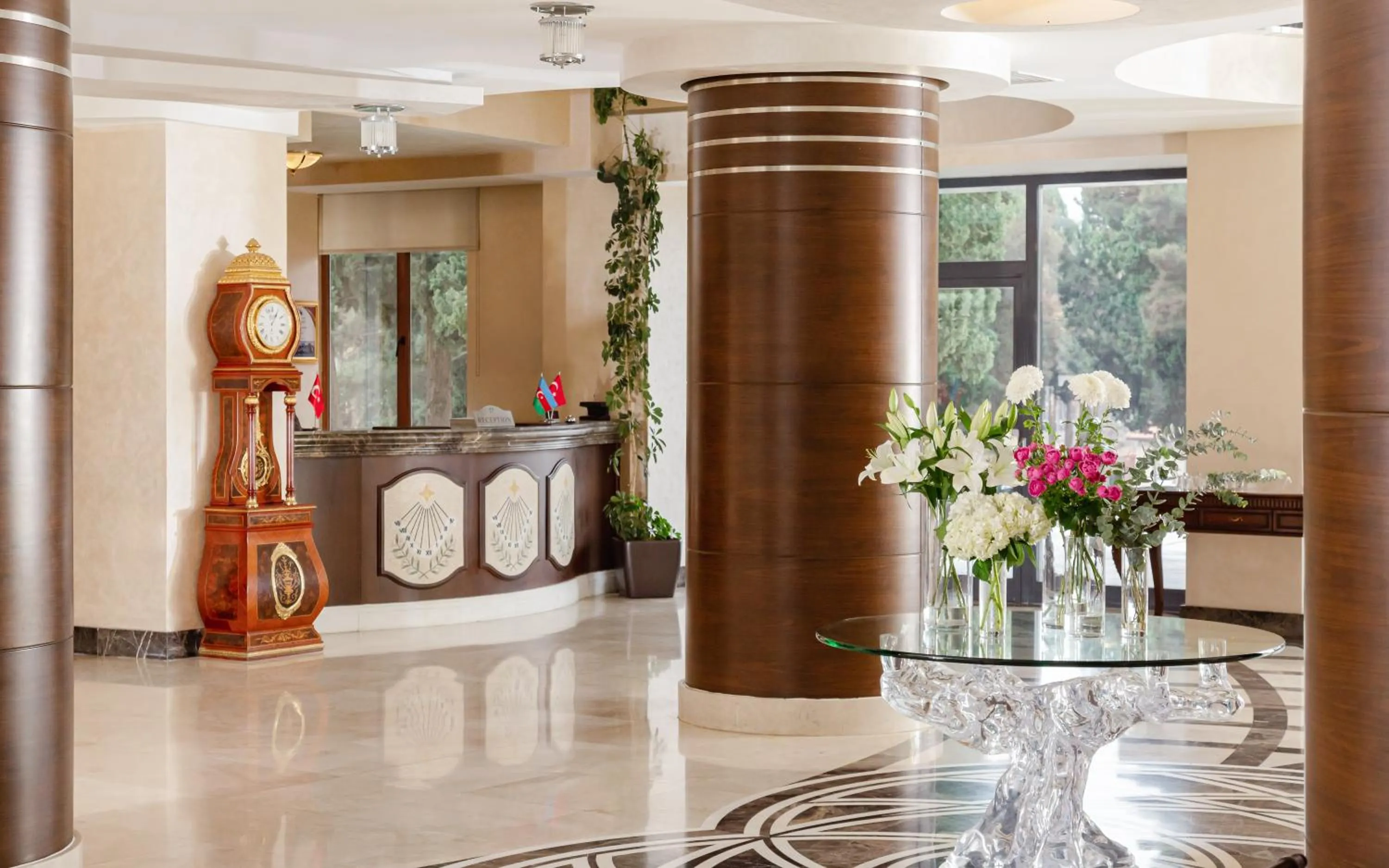 Lobby or reception in Chinar Health Hotel Naftalan