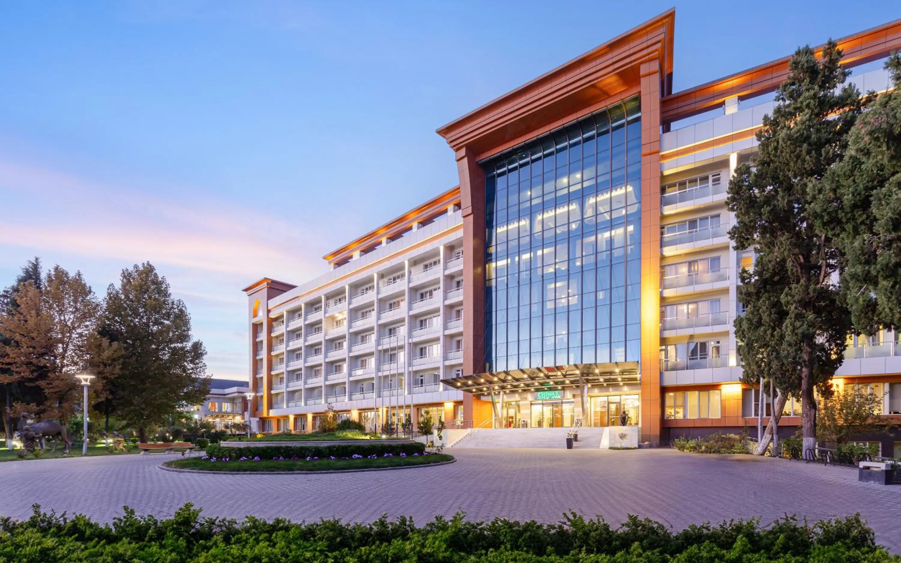 Property building in Chinar Health Hotel Naftalan