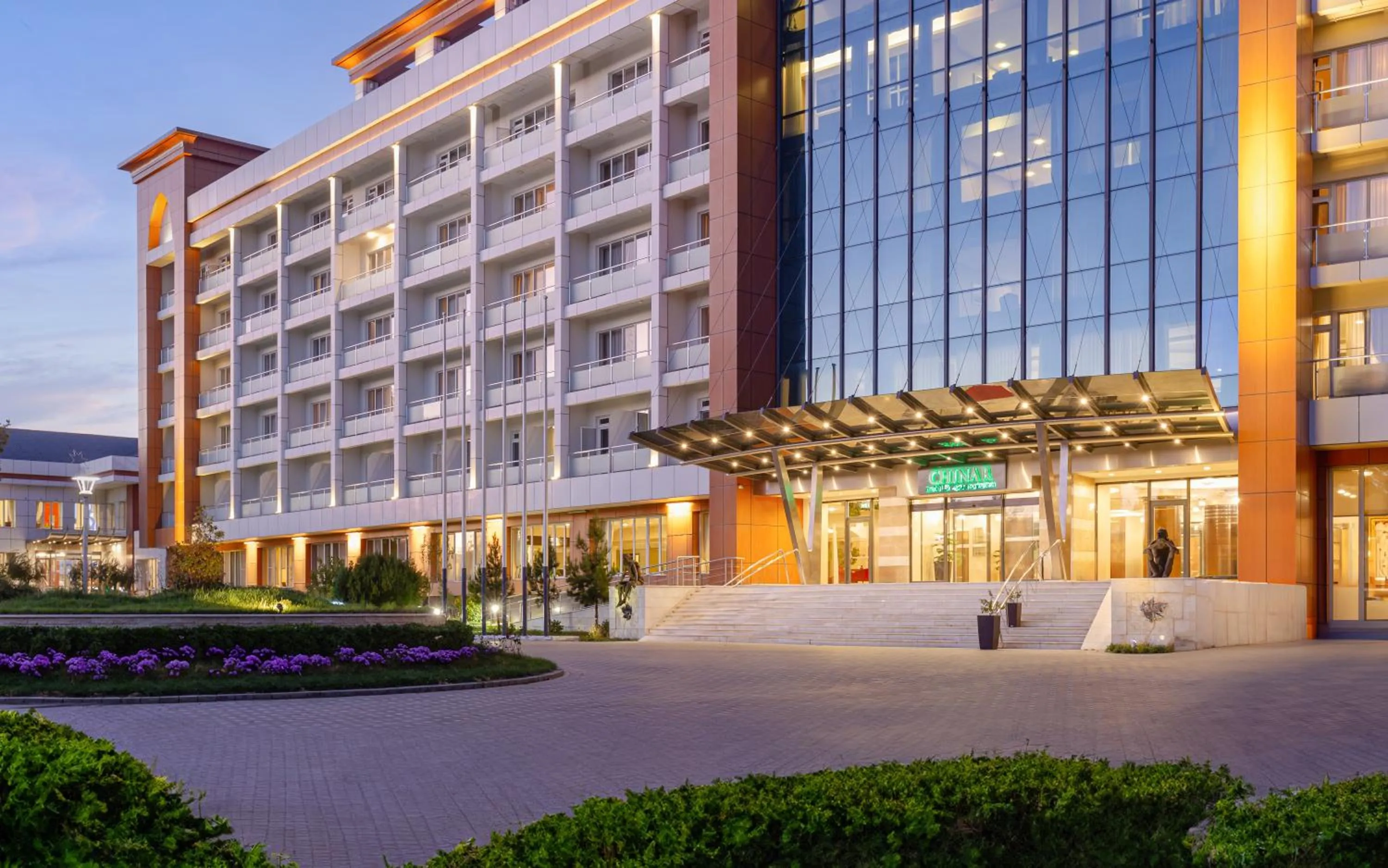 Property building in Chinar Health Hotel Naftalan