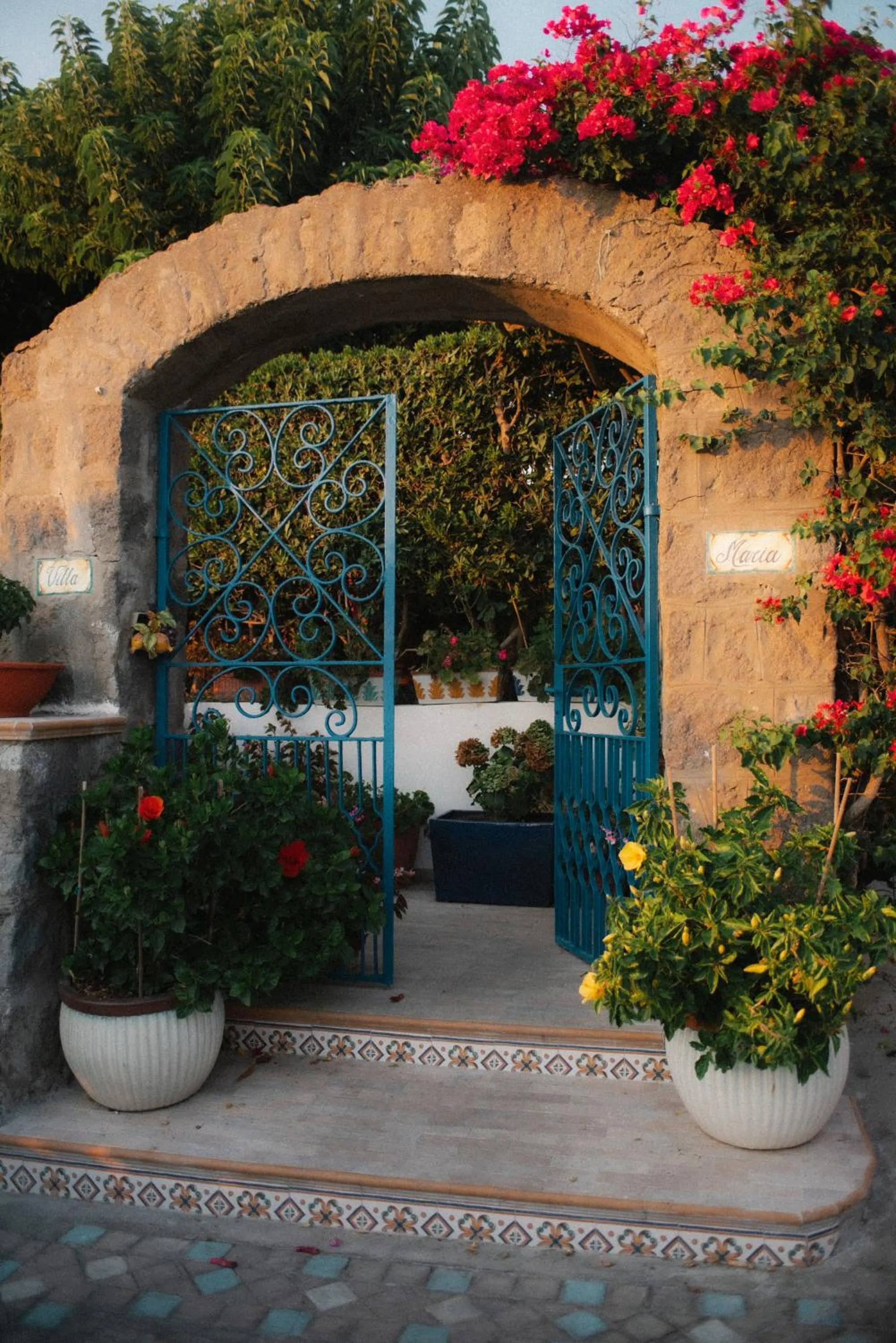 Facade/entrance in Hotel Villa Maria