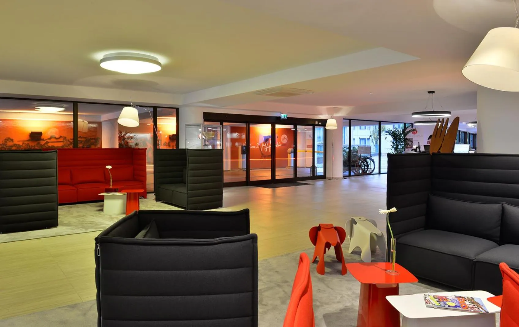 Lobby or reception in Michel Hotel Wetzlar